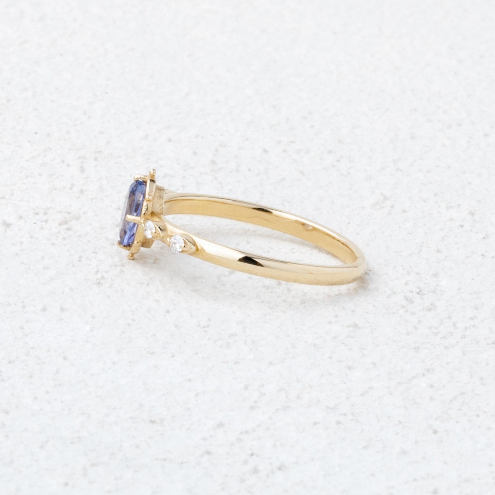 Tanzanite Pırlanta Yüzük