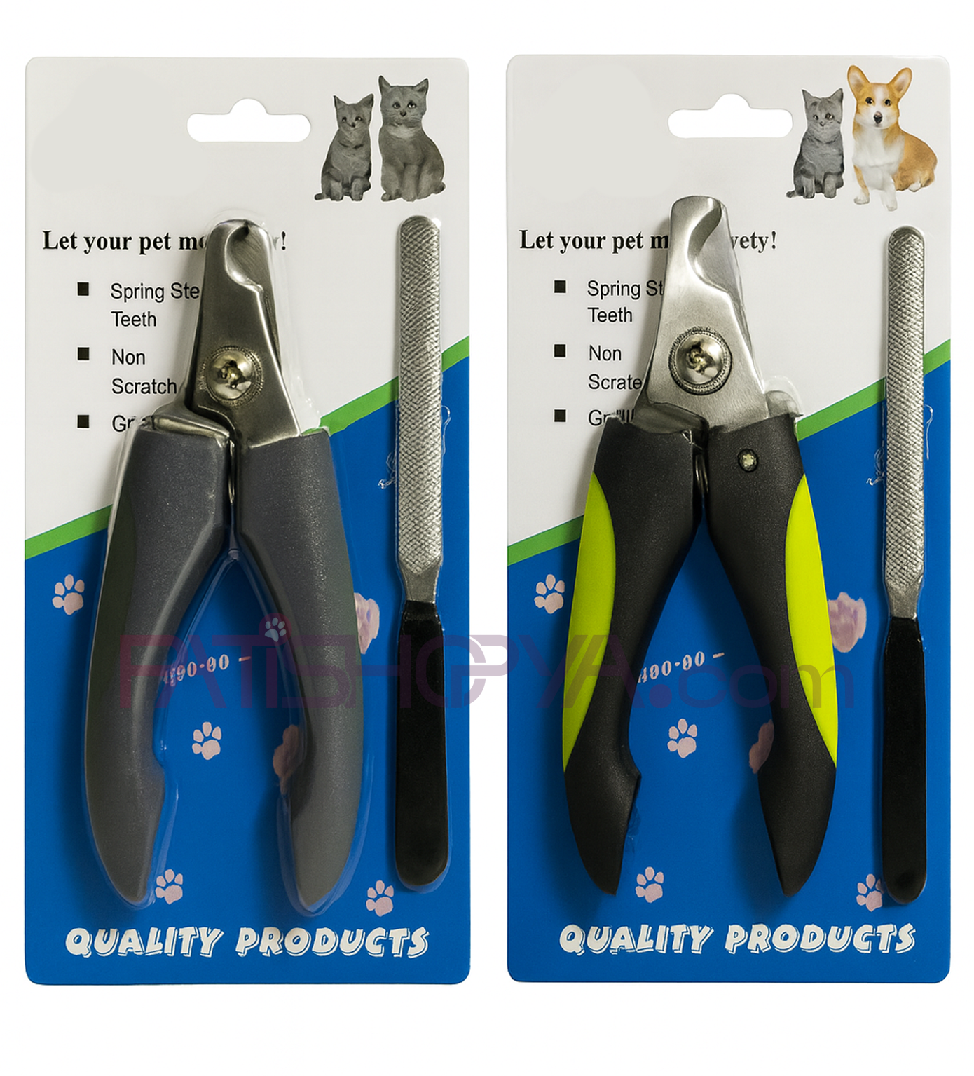 PATİSHOPYAKALIN BACAKLI TÖRPÜLÜ TIRNAK MAKASI SET