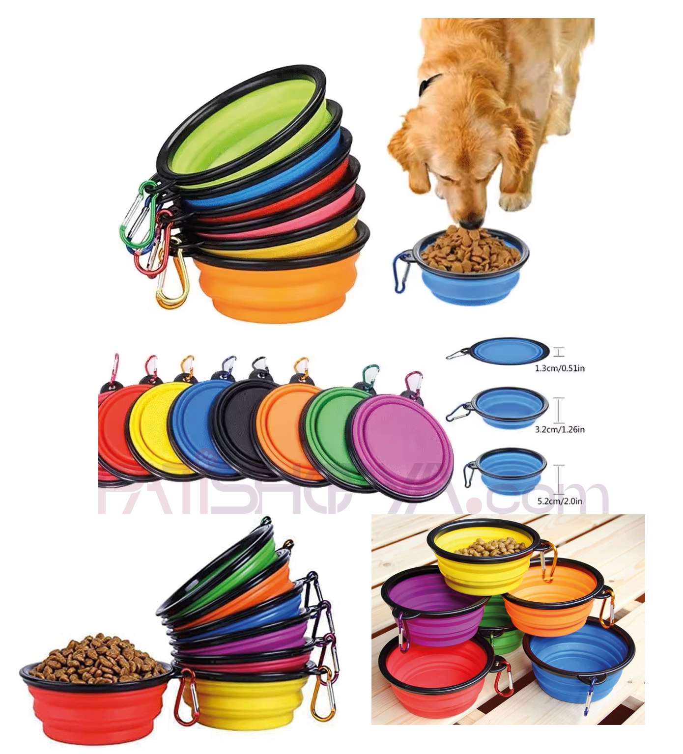 PATİSHOPYAKatlanabilir Mama Kabı