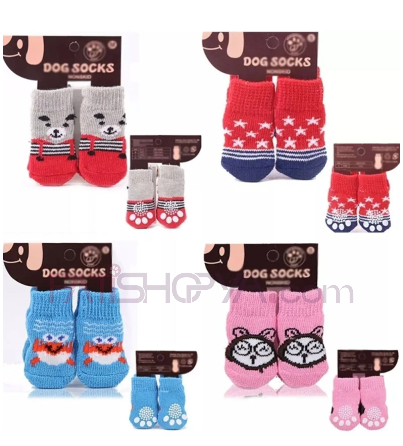 PATİSHOPYAKedi Köpek Kaydırmaz Örme Çorap