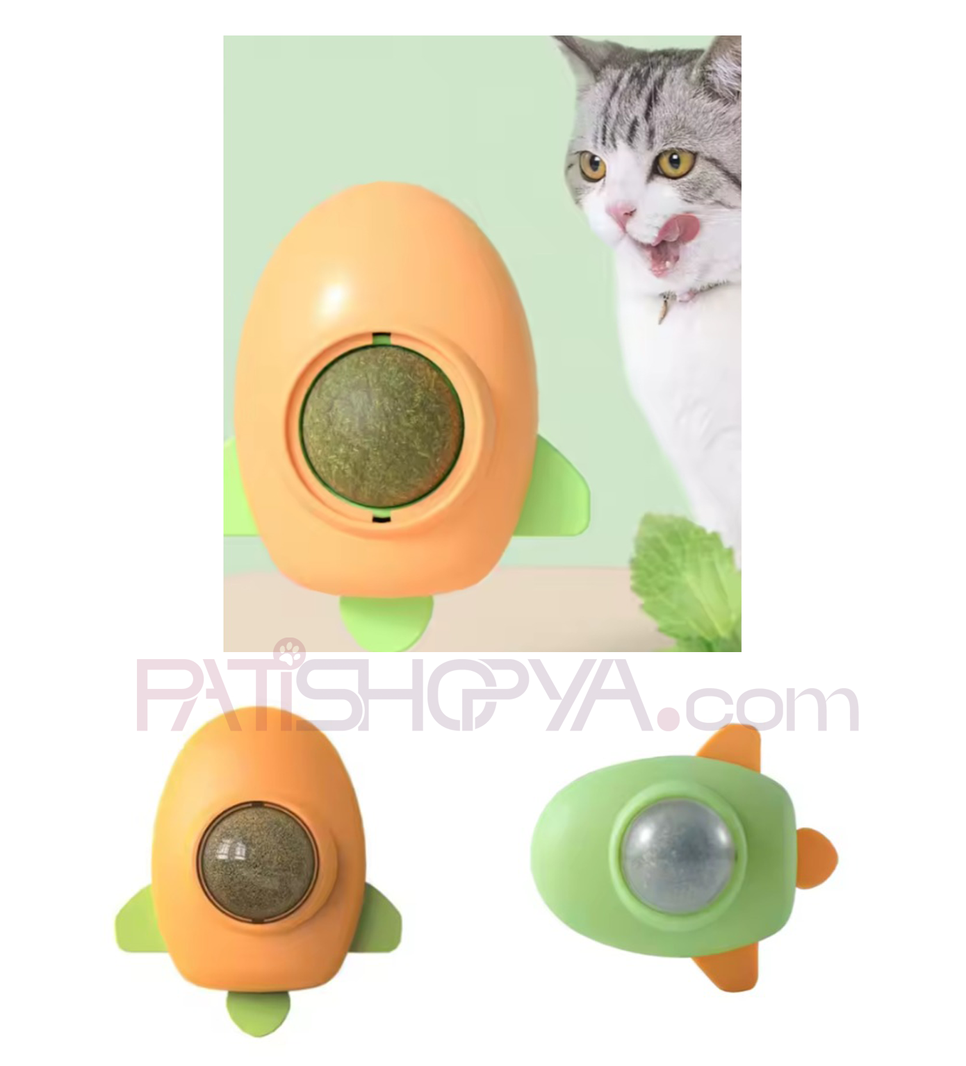 PATİSHOPYAKedi Yalama Topu Uçak Model