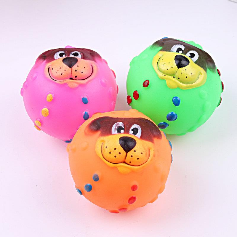 Köpek Tasarımlı Oyun Topu