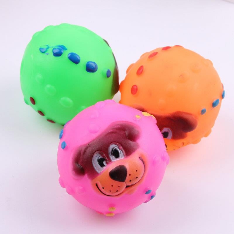 Köpek Tasarımlı Oyun Topu