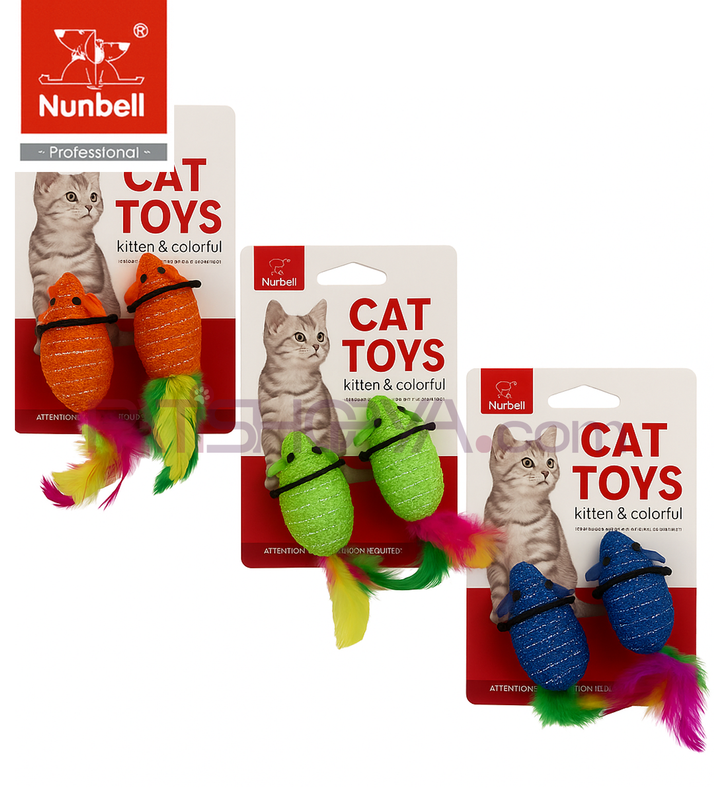 NUNBELLNUNBELL 2'Li Simli Fare Oyuncak