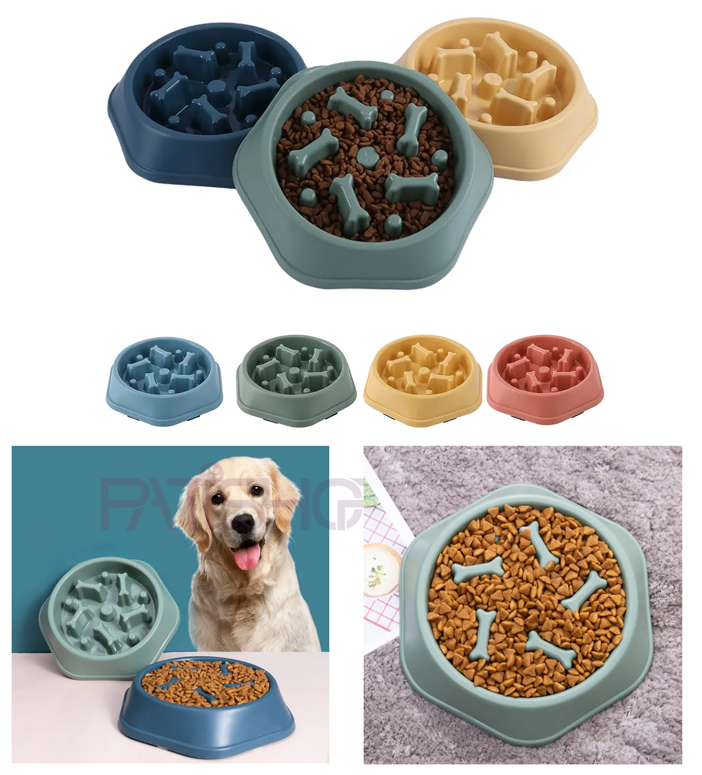 PATİSHOPYAObezite Engelleyici Yavaş Yeme Mama Kabı