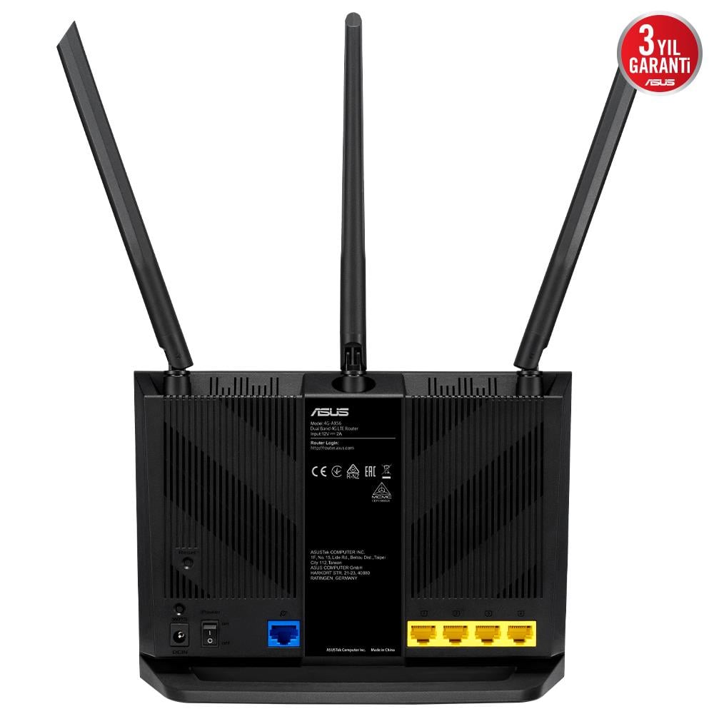 ASUS 4G-AX56 WIFI6-AİPROTECTİON-BULUT-4G SİM KART DESTEKLİ MODEM ROUTER