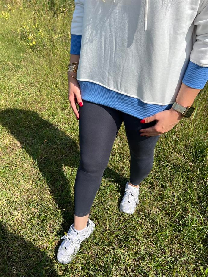 Antrasit Oysho Yumoş Tayt