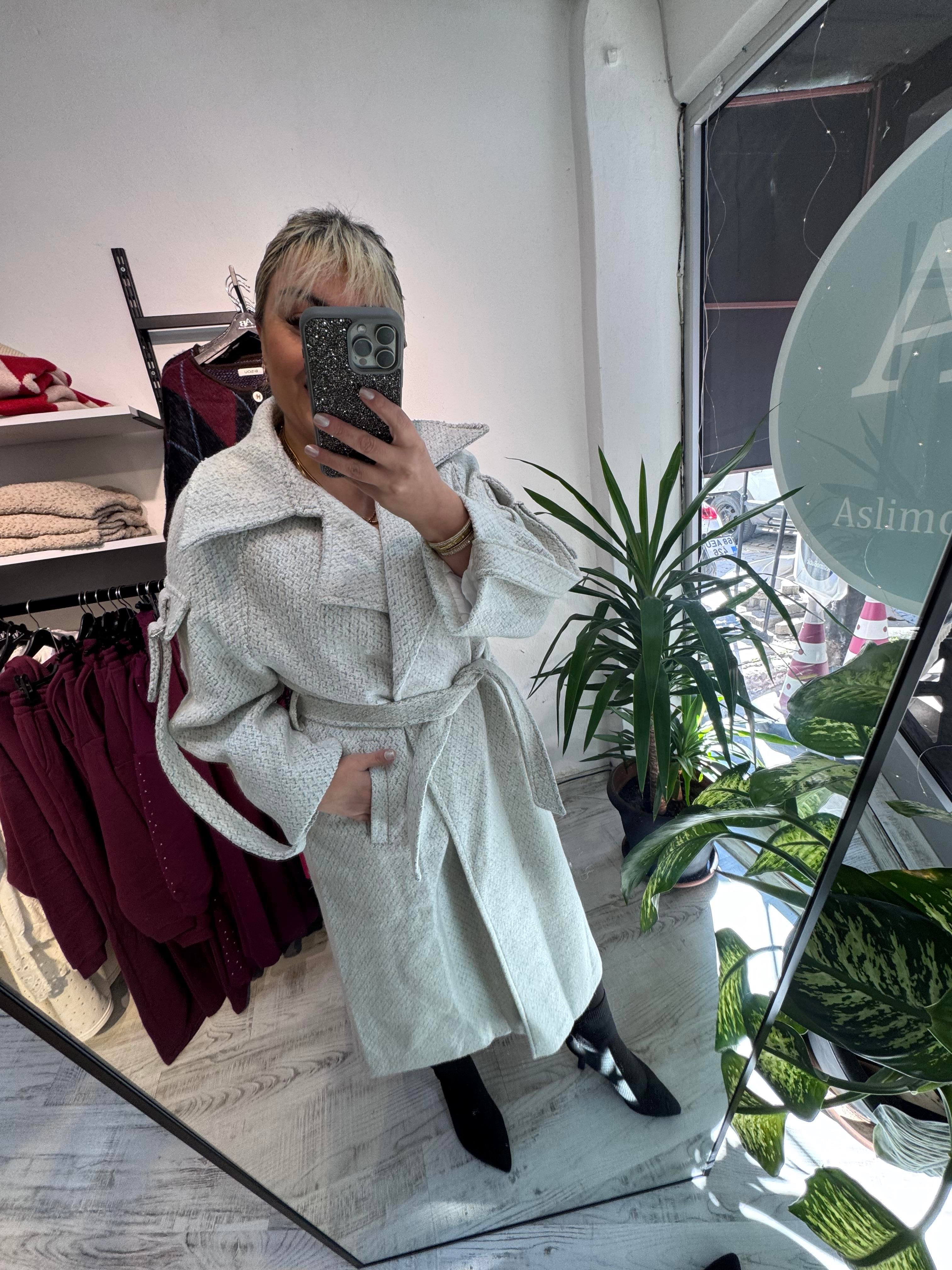 Buklet Tasarım Model Açık Gri Kaban