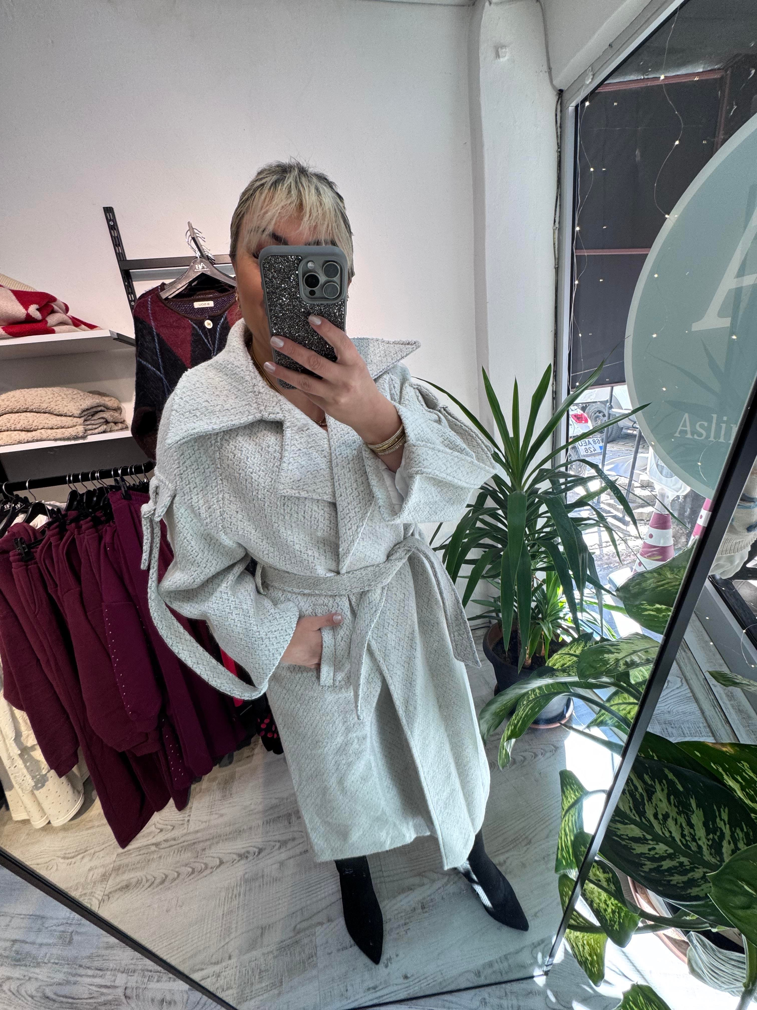 Buklet Tasarım Model Açık Gri Kaban