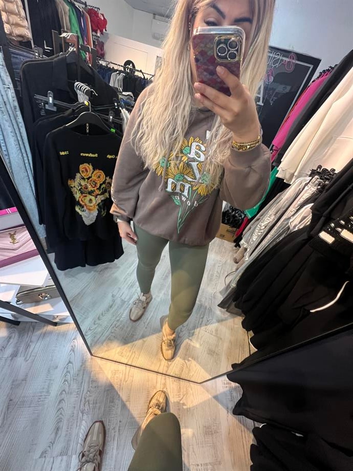 Çağla Yeşili Oysho Yumoş Tayt