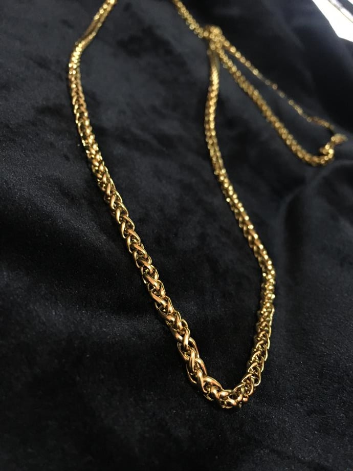 Çelik Angelus Model Gold Kolye 