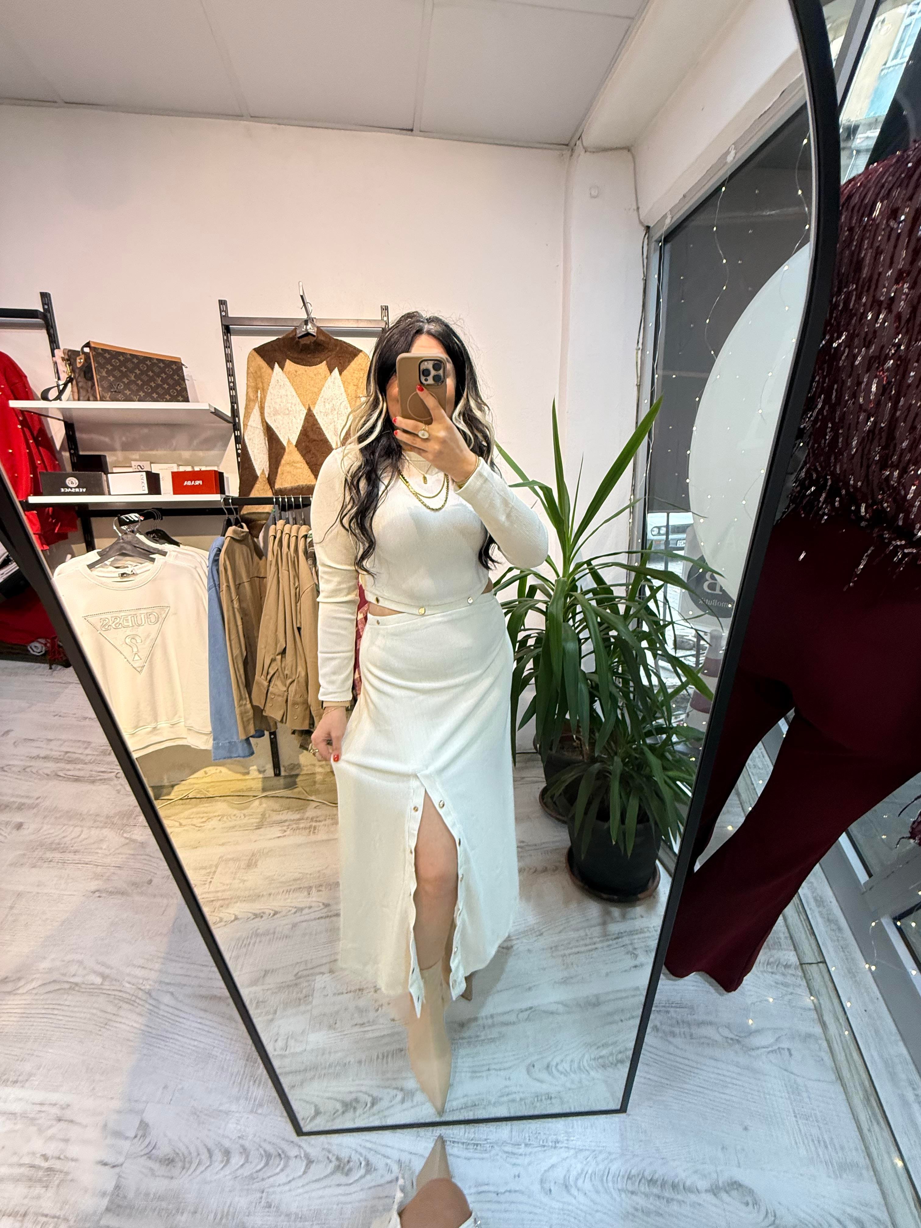 ÇıtÇıt Detaylı Ekru Takım