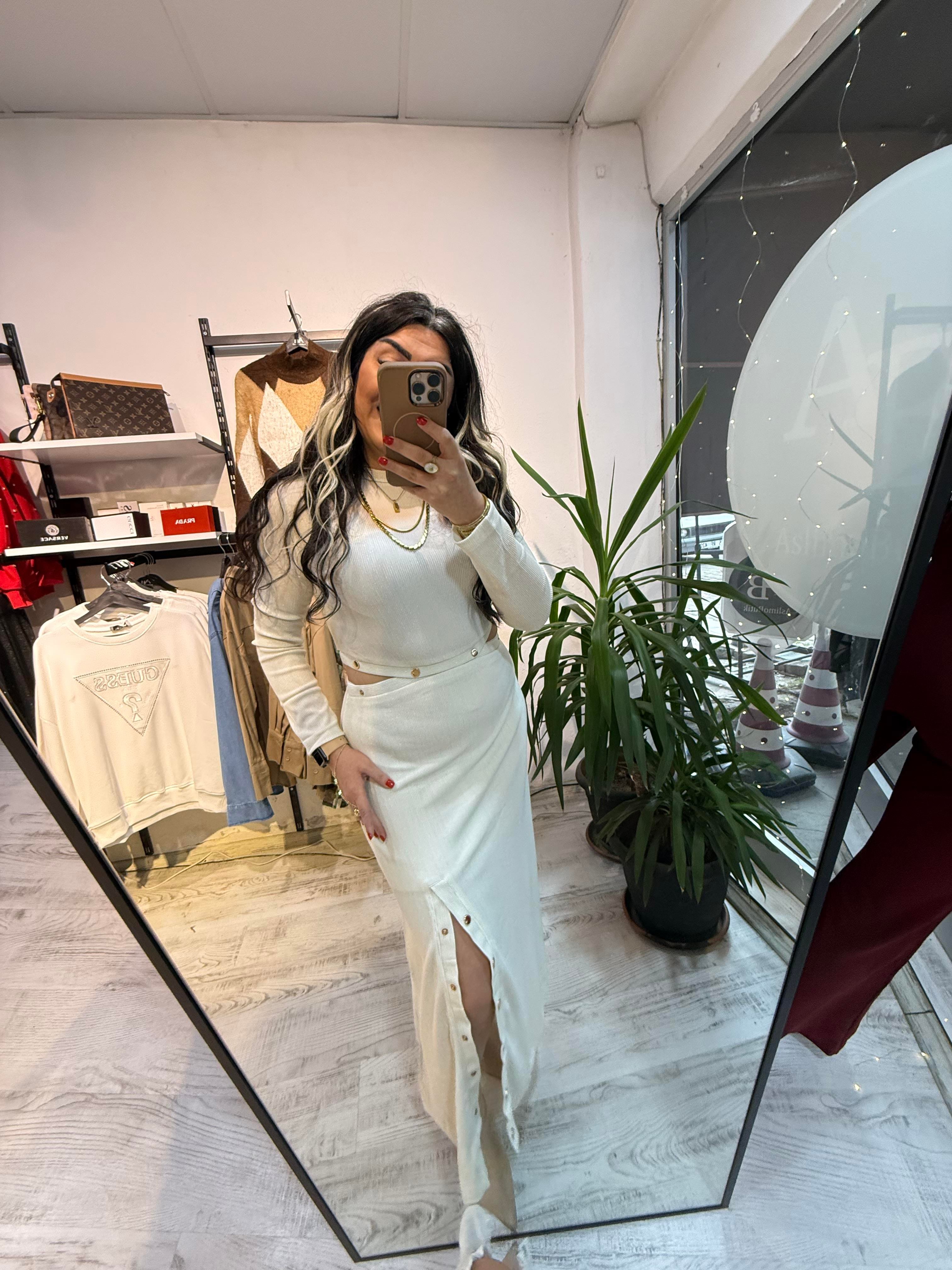 ÇıtÇıt Detaylı Ekru Takım