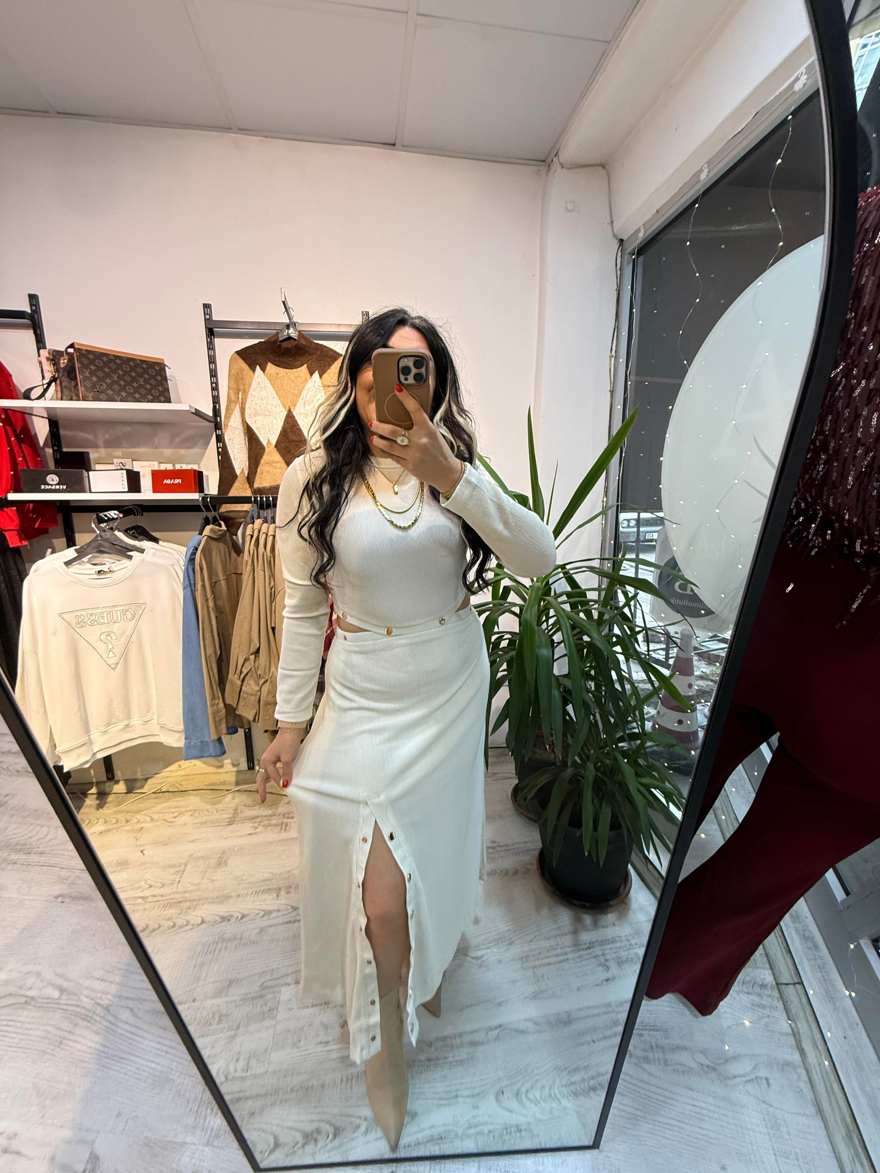 ÇıtÇıt Detaylı Ekru Takım