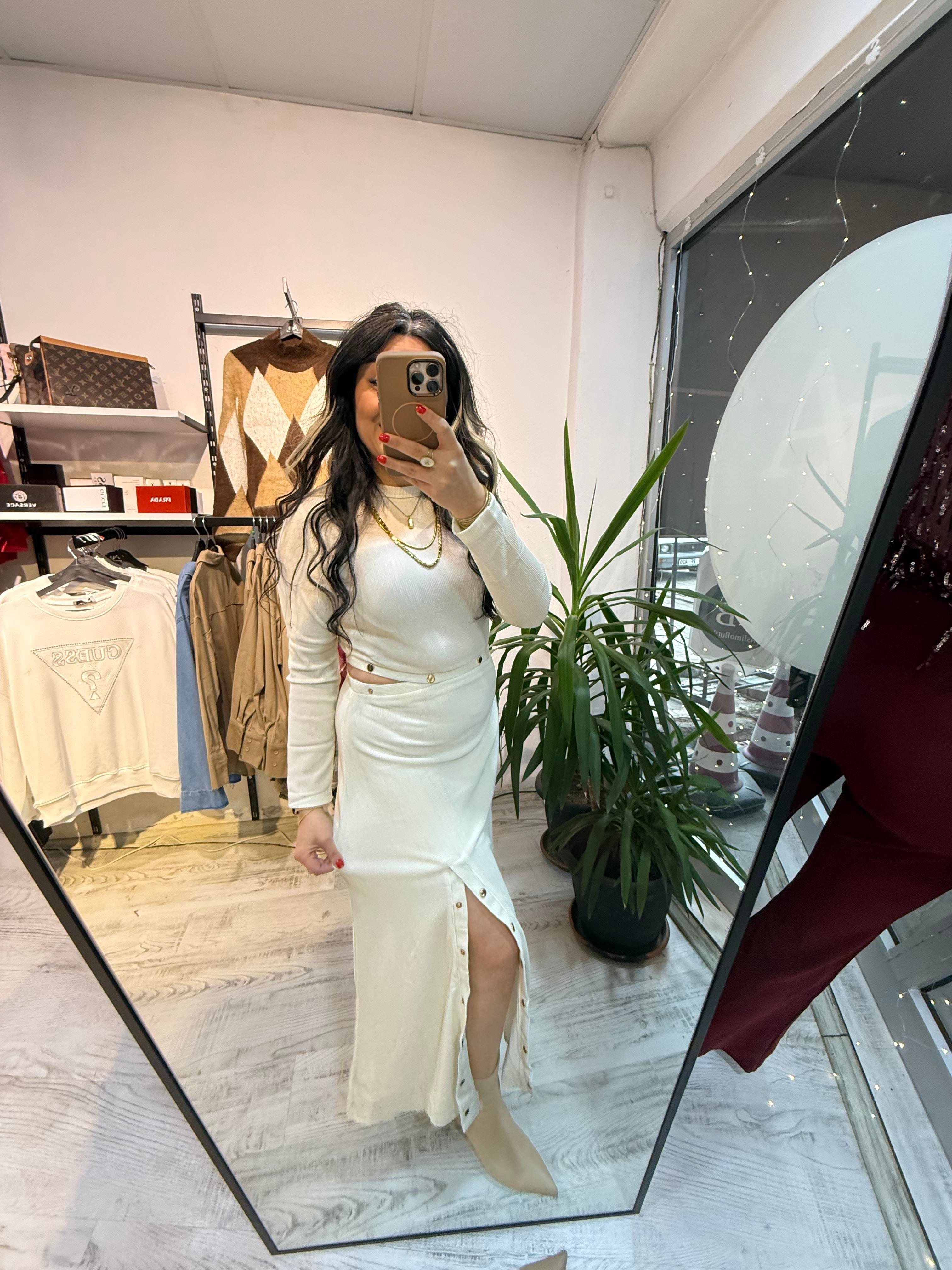 ÇıtÇıt Detaylı Ekru Takım