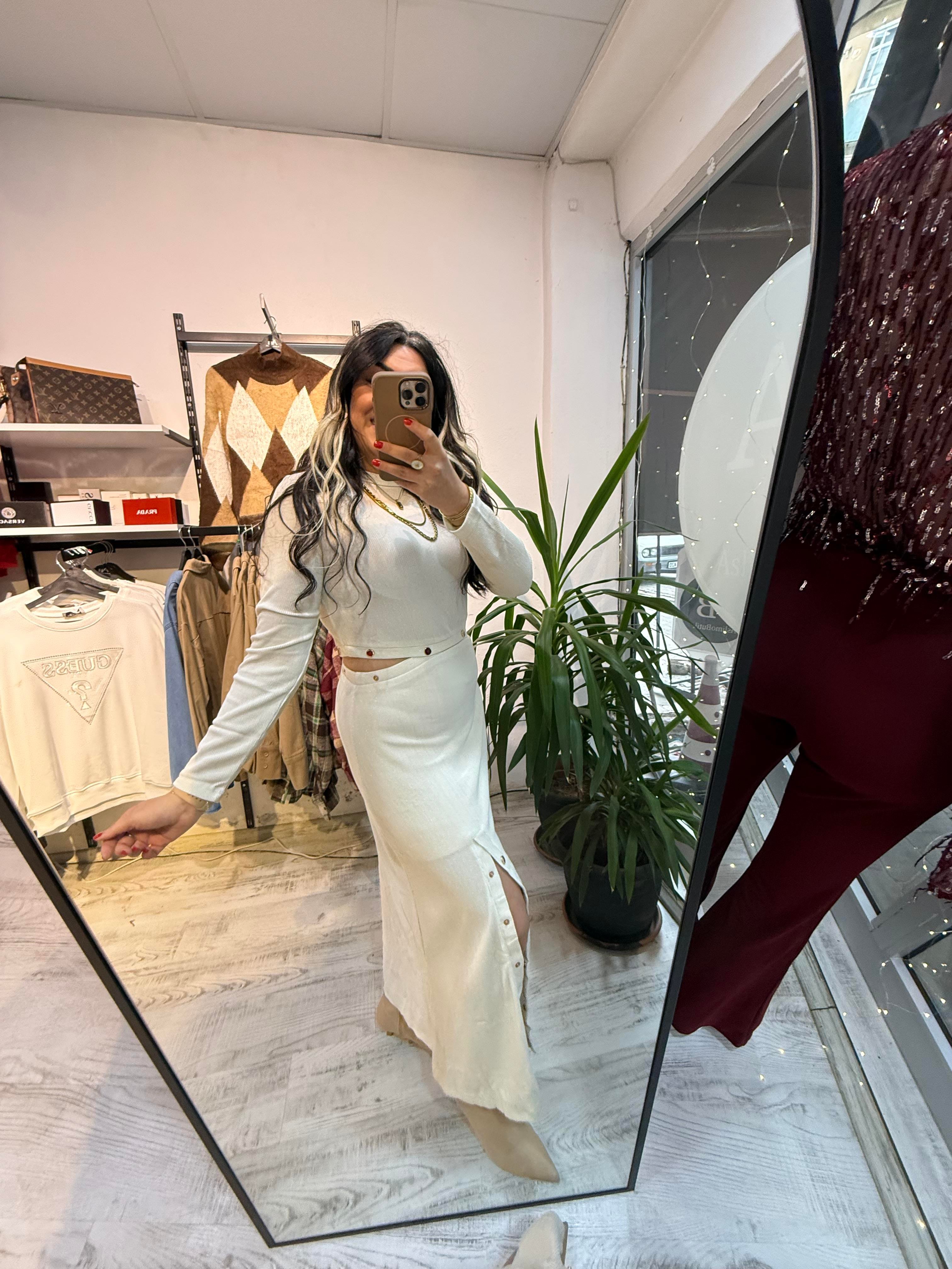 ÇıtÇıt Detaylı Ekru Takım