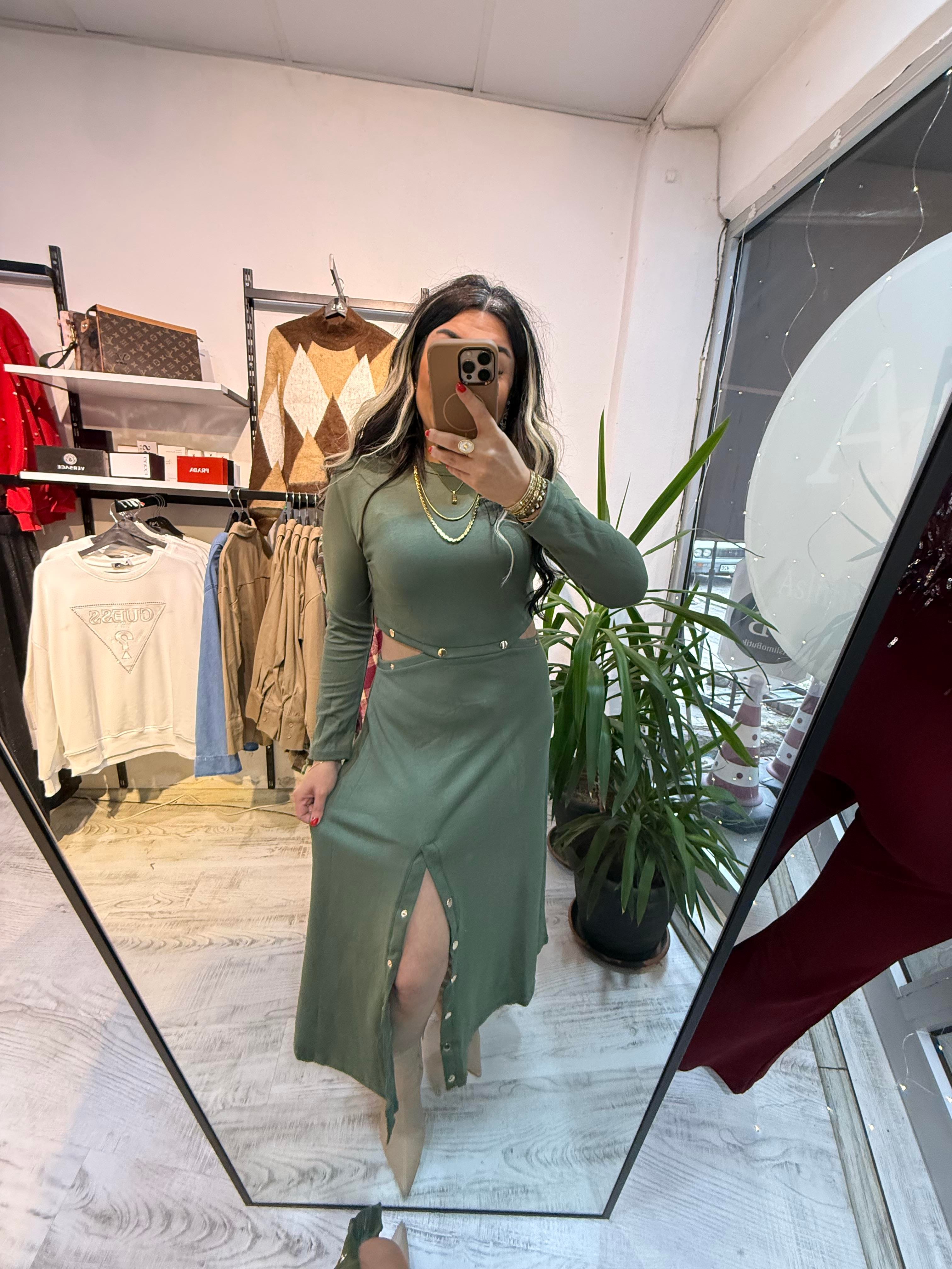 ÇıtÇıt Detaylı Haki Takım