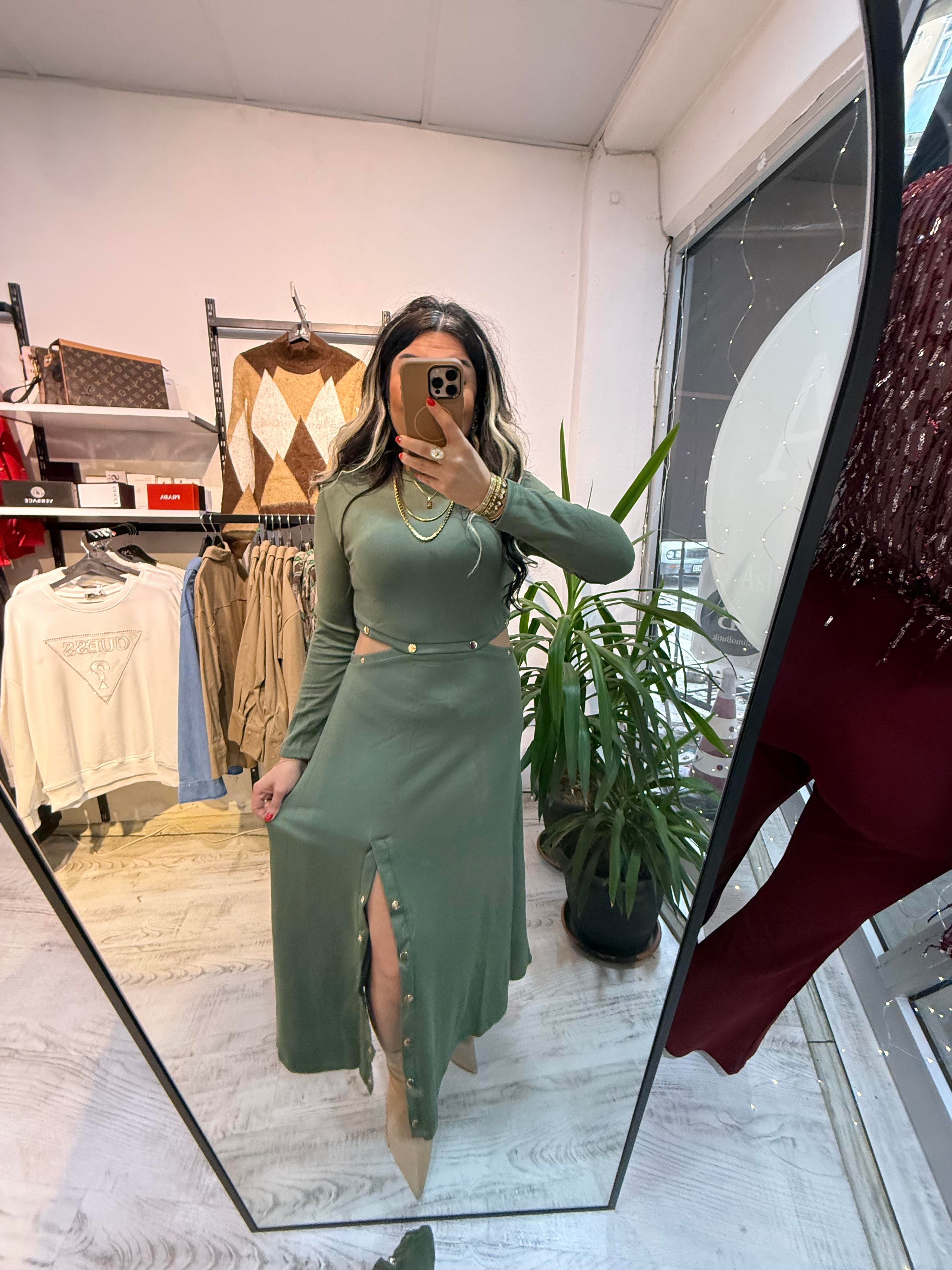 ÇıtÇıt Detaylı Haki Takım