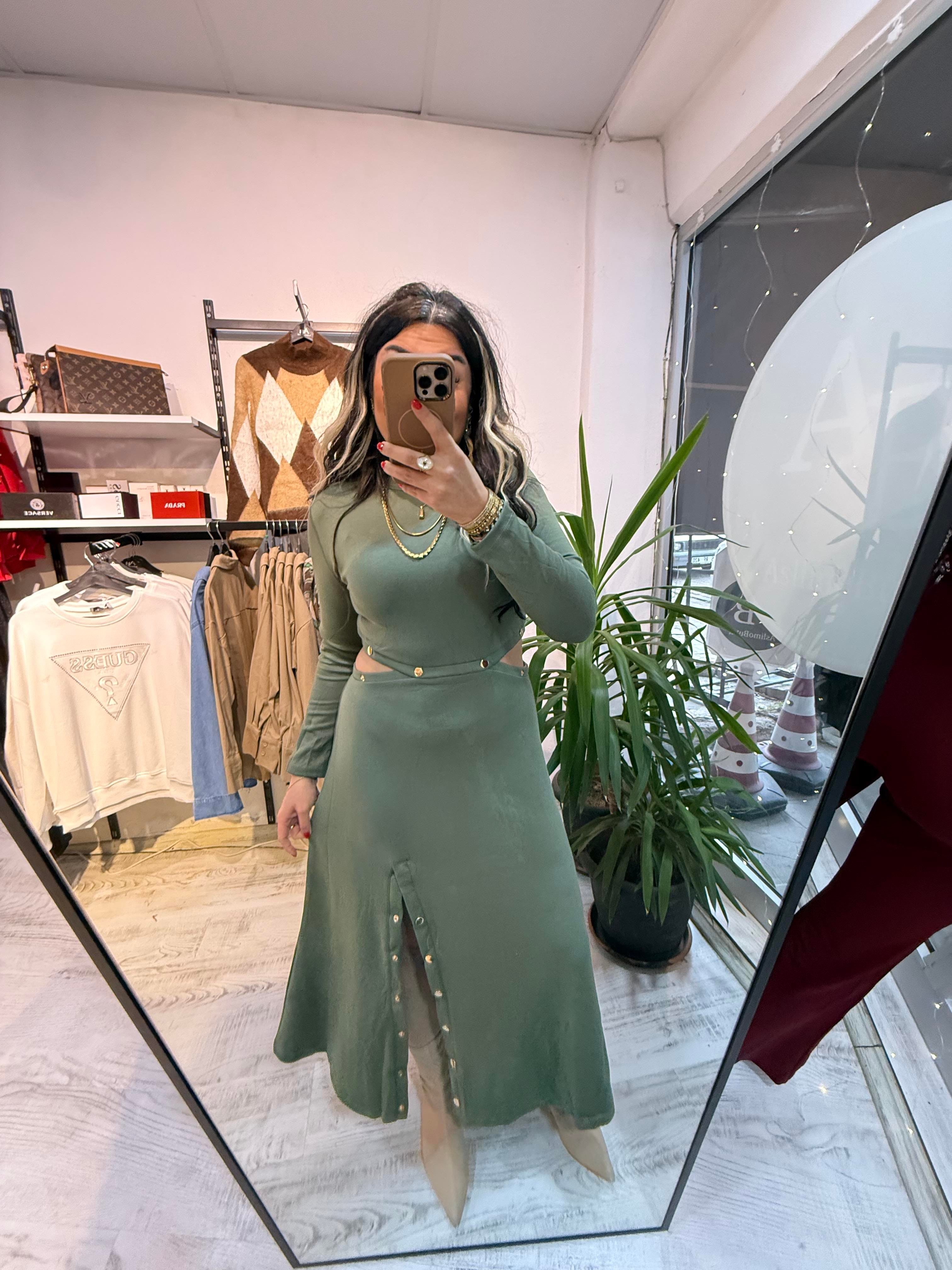 ÇıtÇıt Detaylı Haki Takım