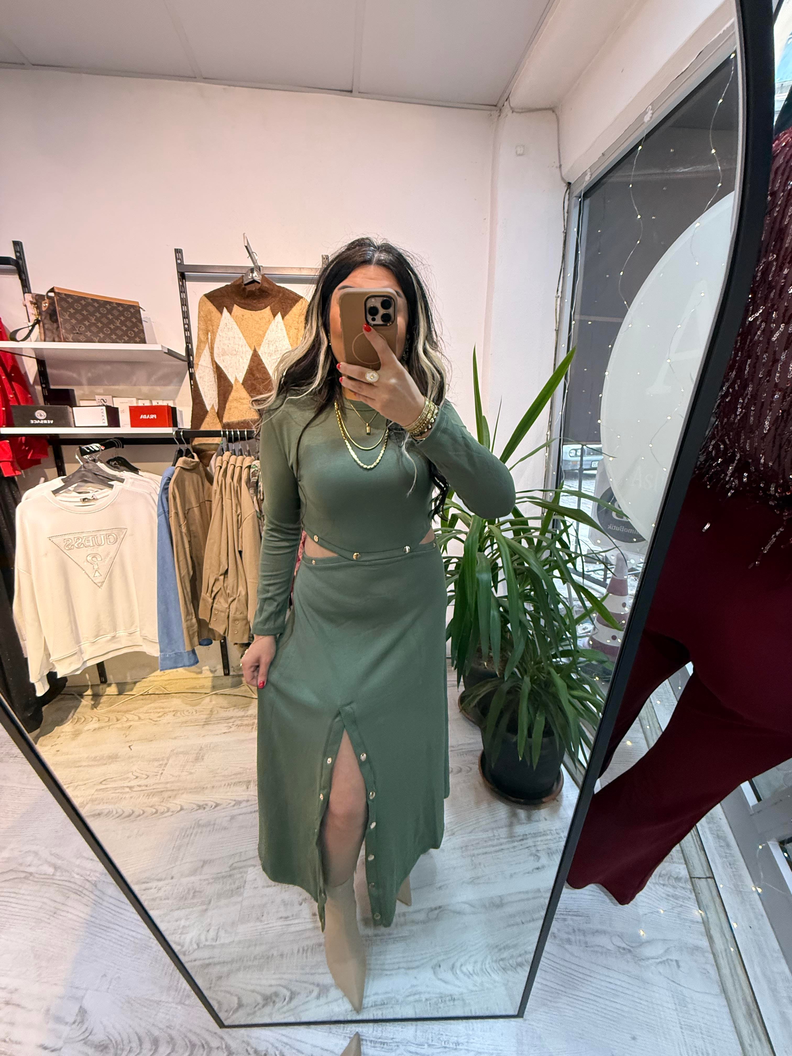 ÇıtÇıt Detaylı Haki Takım