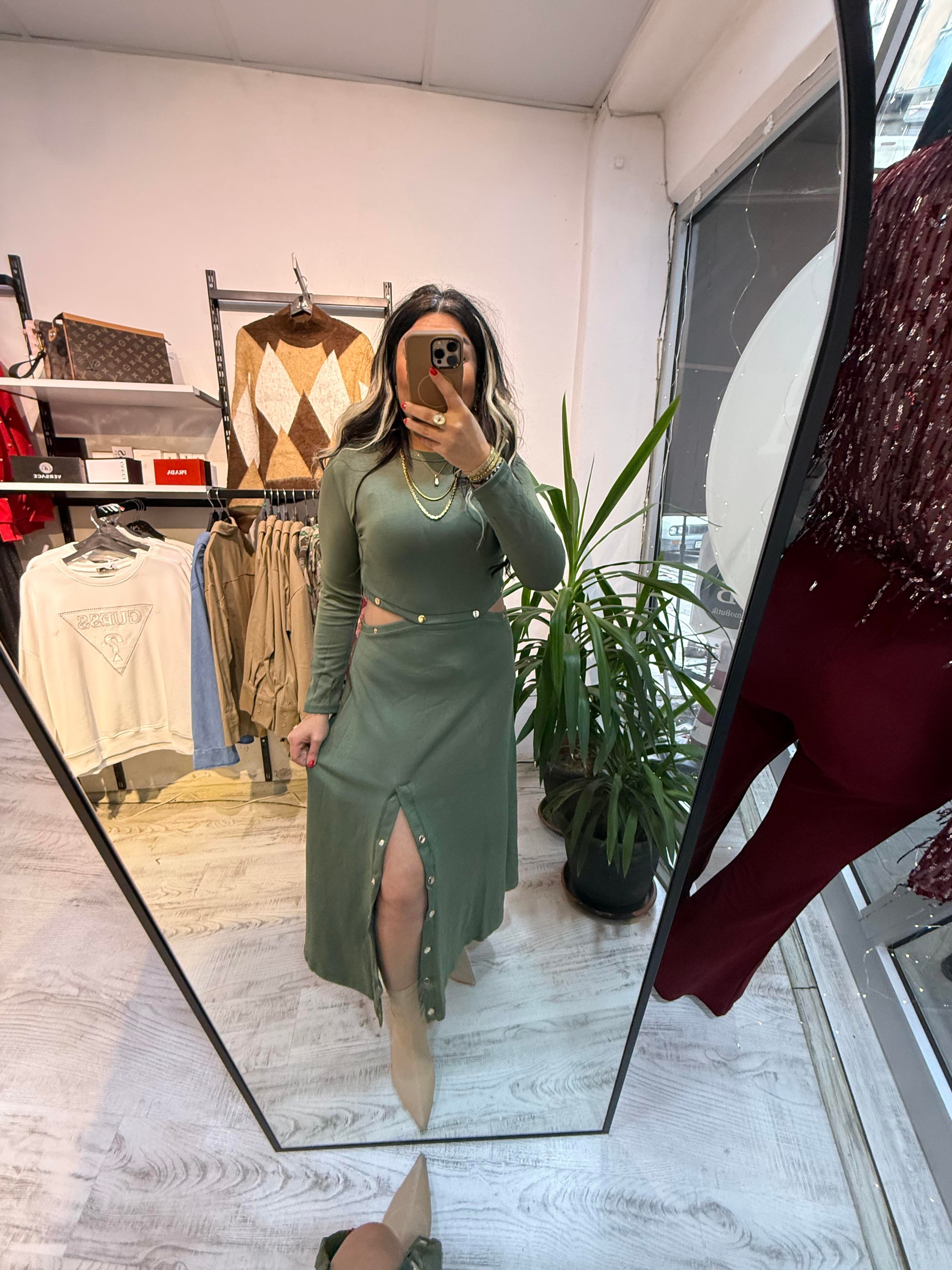 ÇıtÇıt Detaylı Haki Takım