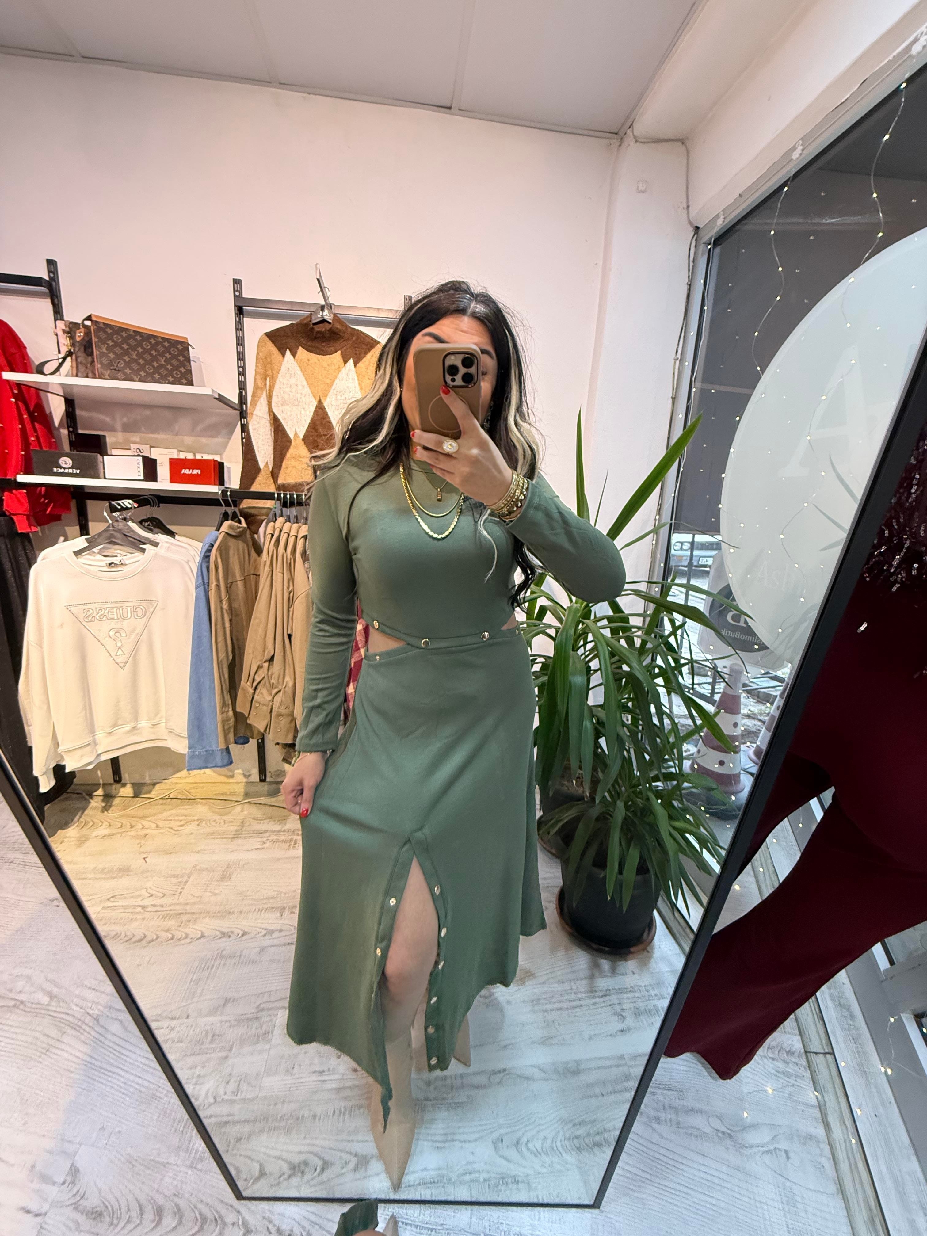 ÇıtÇıt Detaylı Haki Takım