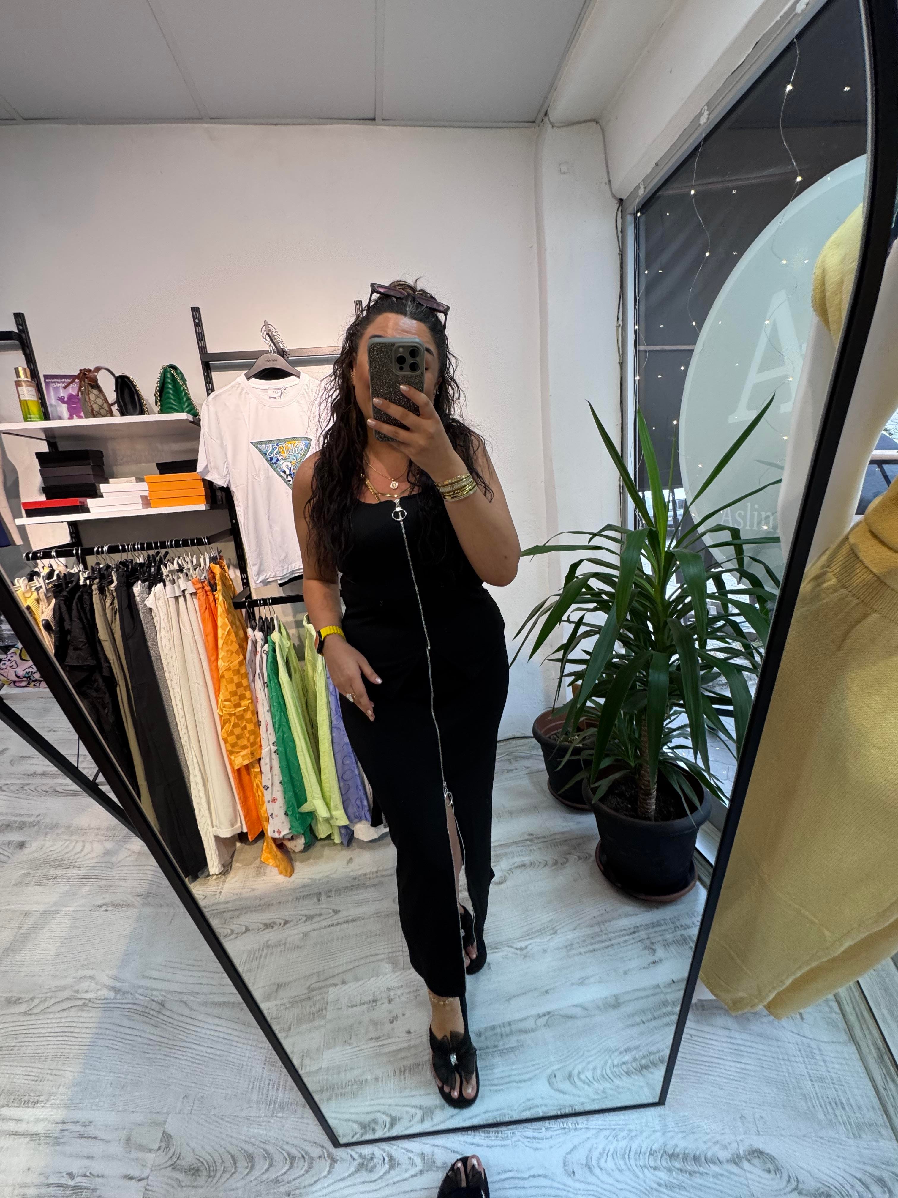 Fermuar Detaylı İkili Takım