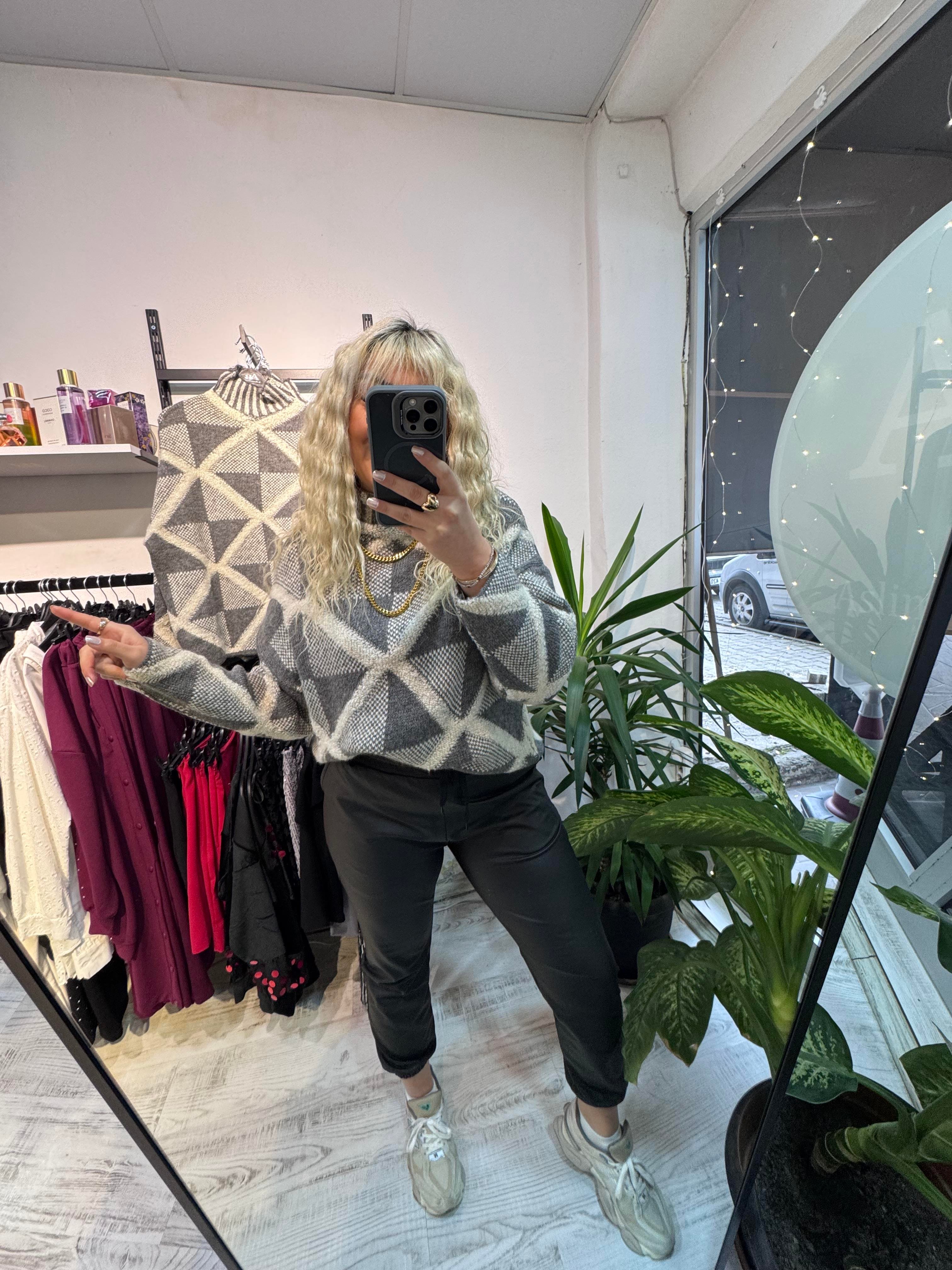 Gri Premium Kalite Pinterest Triko