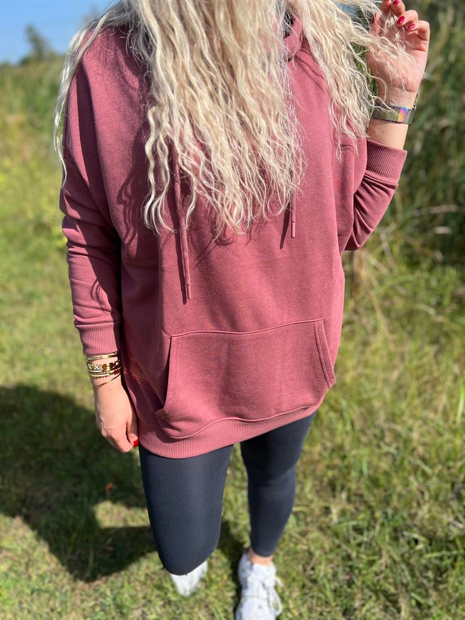 gül kurusu sweatshirt