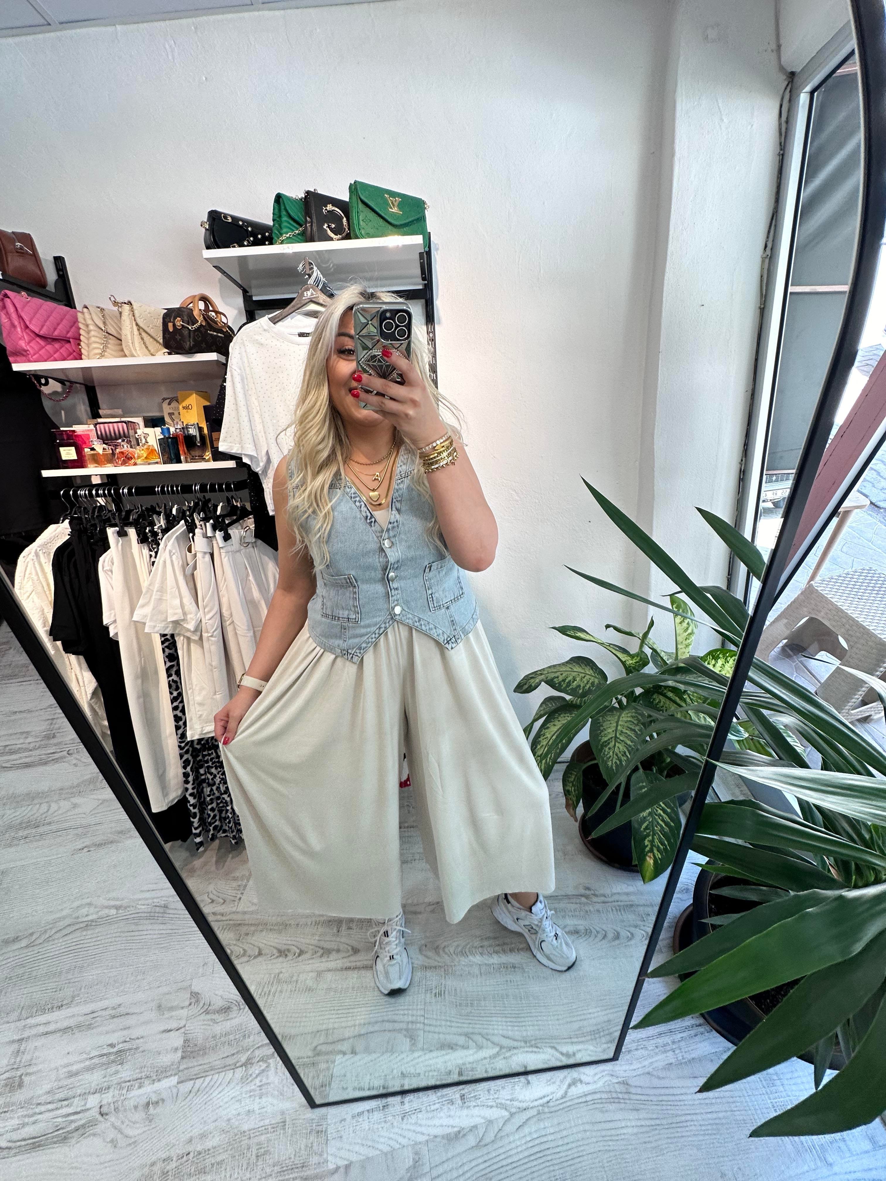 İp Askılı Oysho Kumaş Taş Tulum