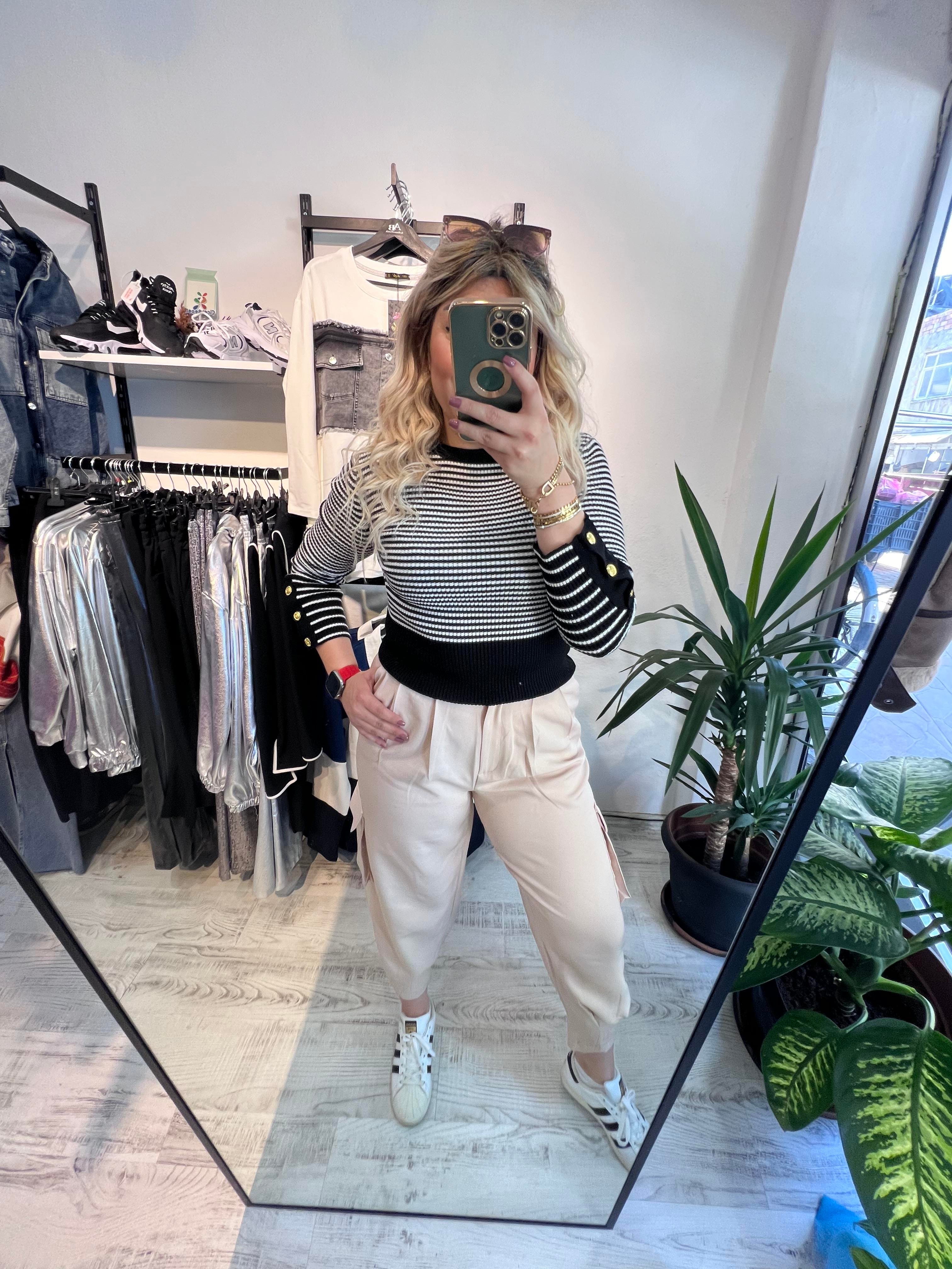 Kargo Cep Taş Pantolon