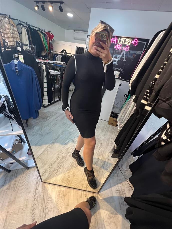 Kısa Ottoman Kumaş Elbise