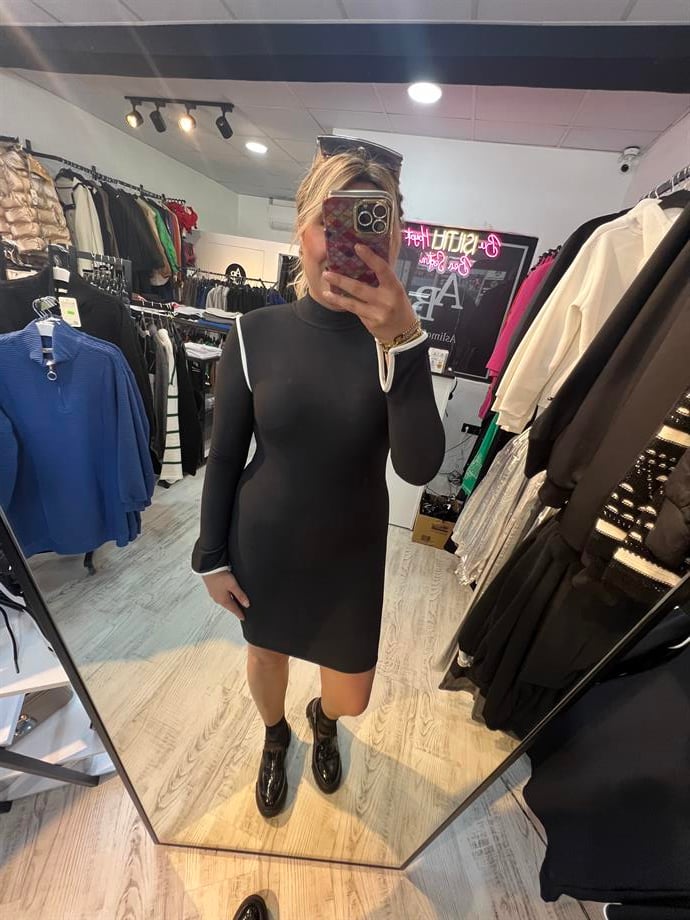 Kısa Ottoman Kumaş Elbise