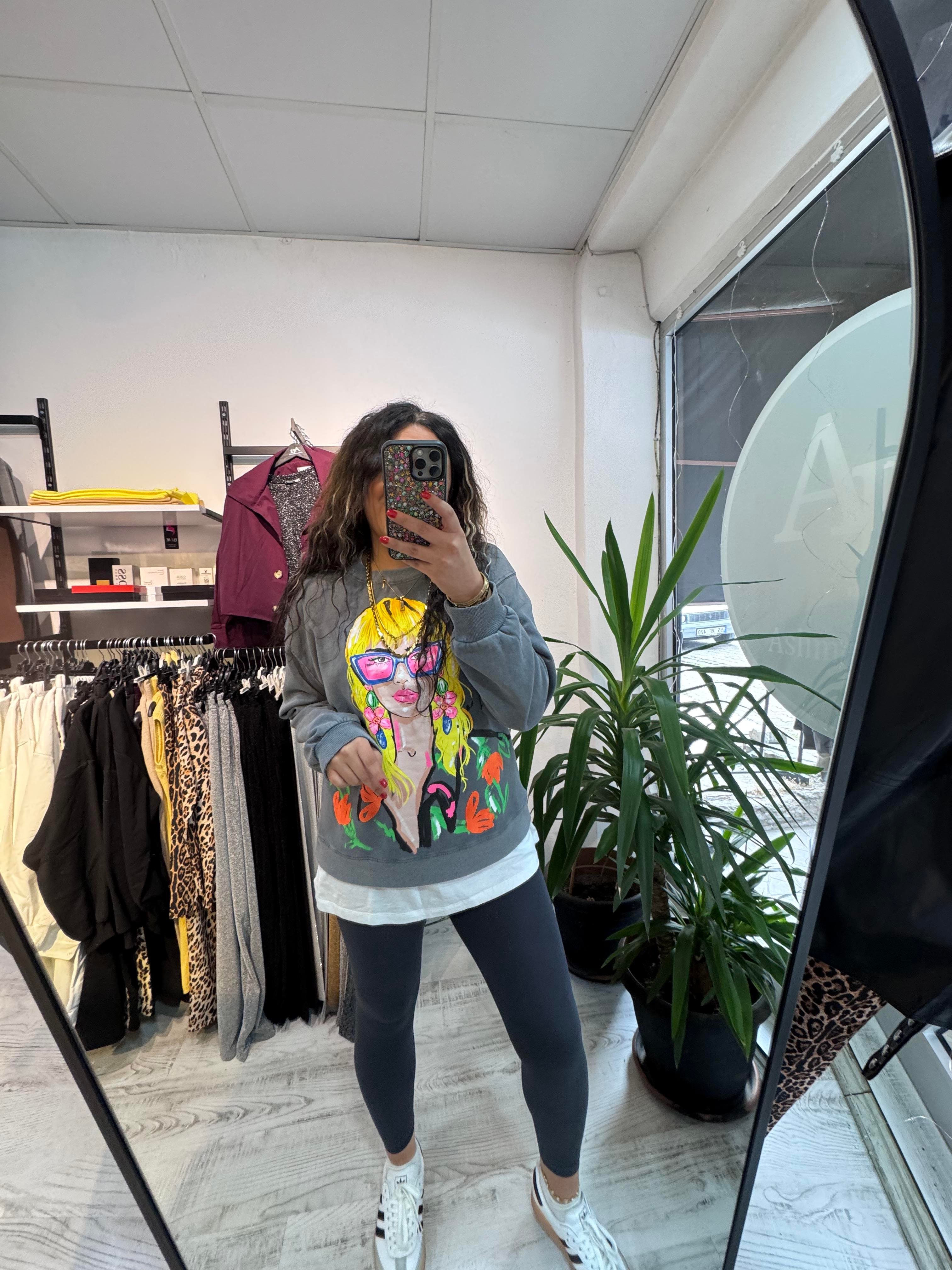 Kız Baskılı MRK Sweat 