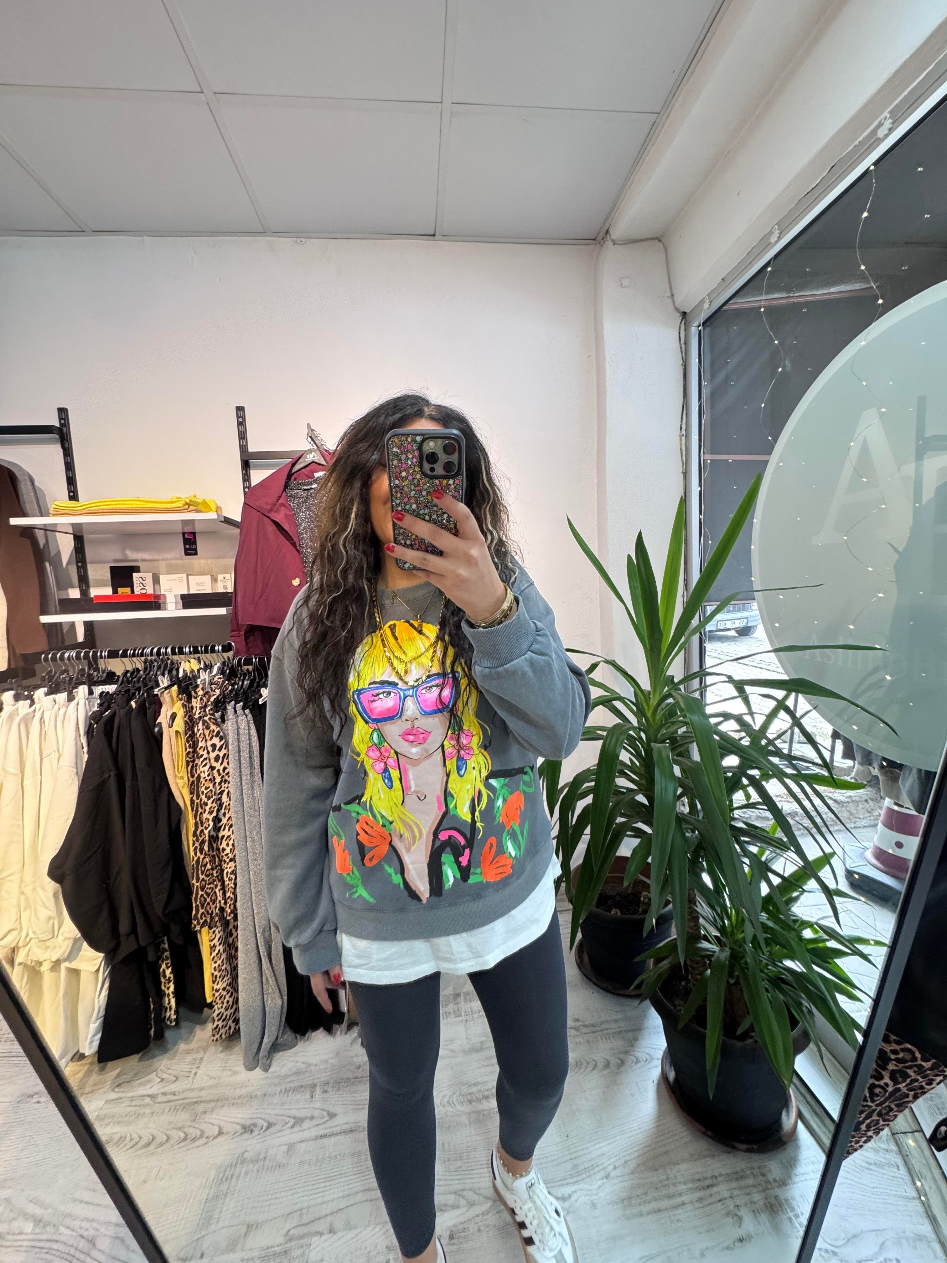 Kız Baskılı MRK Sweat 