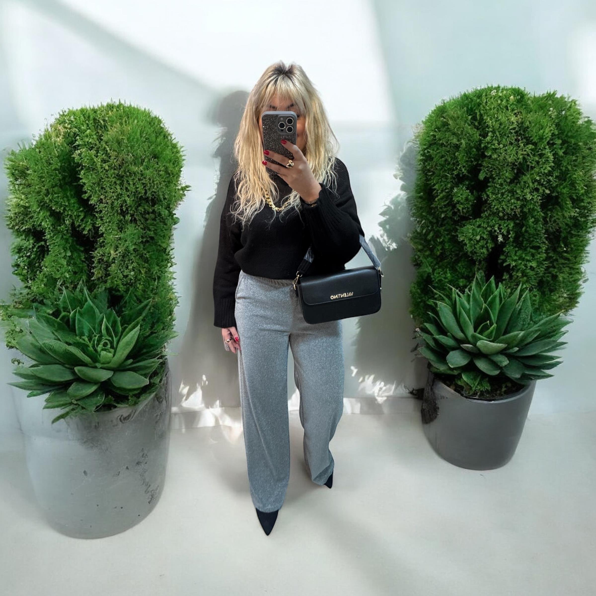 Marka Model Silver Simli Pantolon