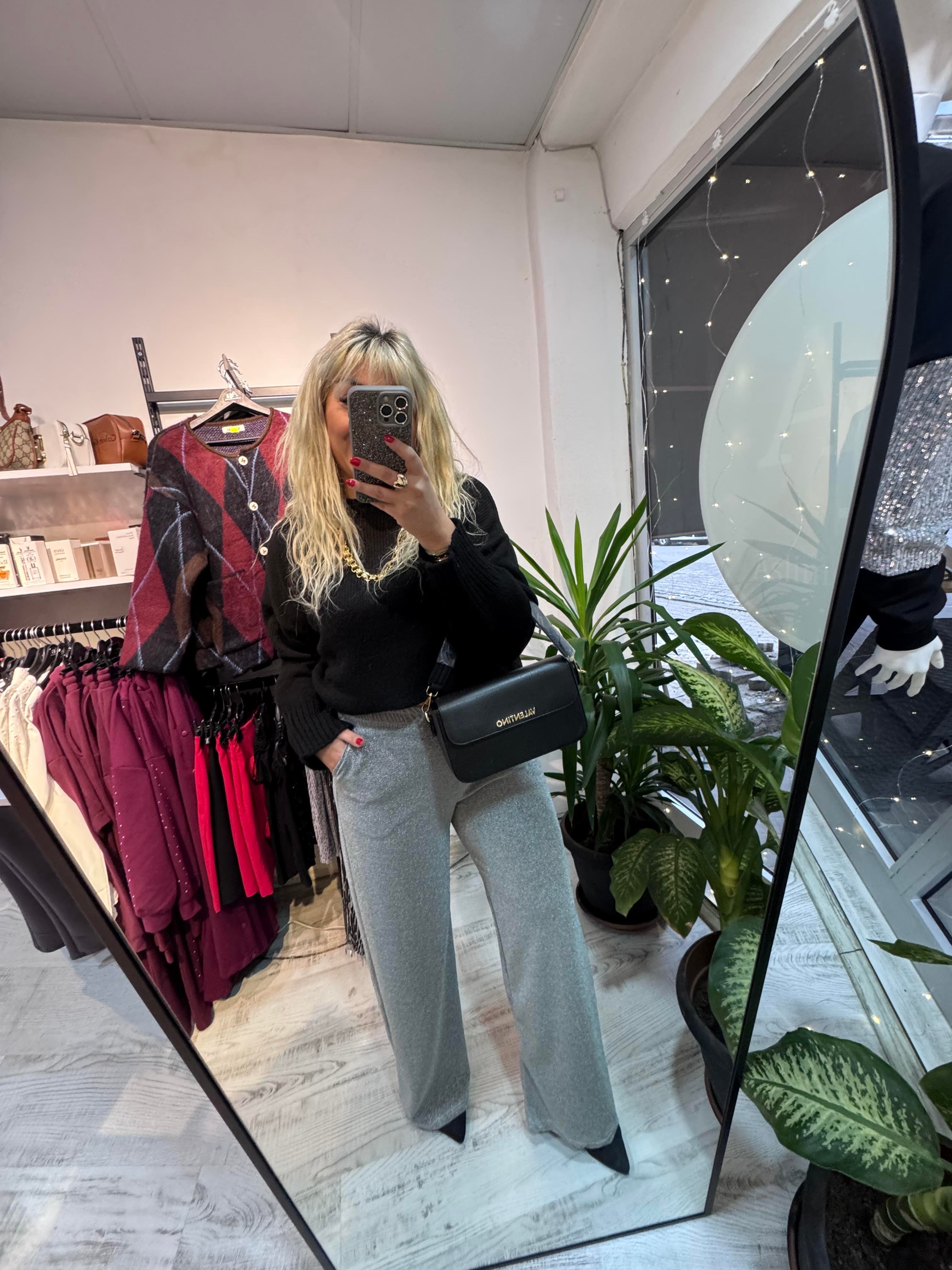 Marka Model Silver Simli Pantolon