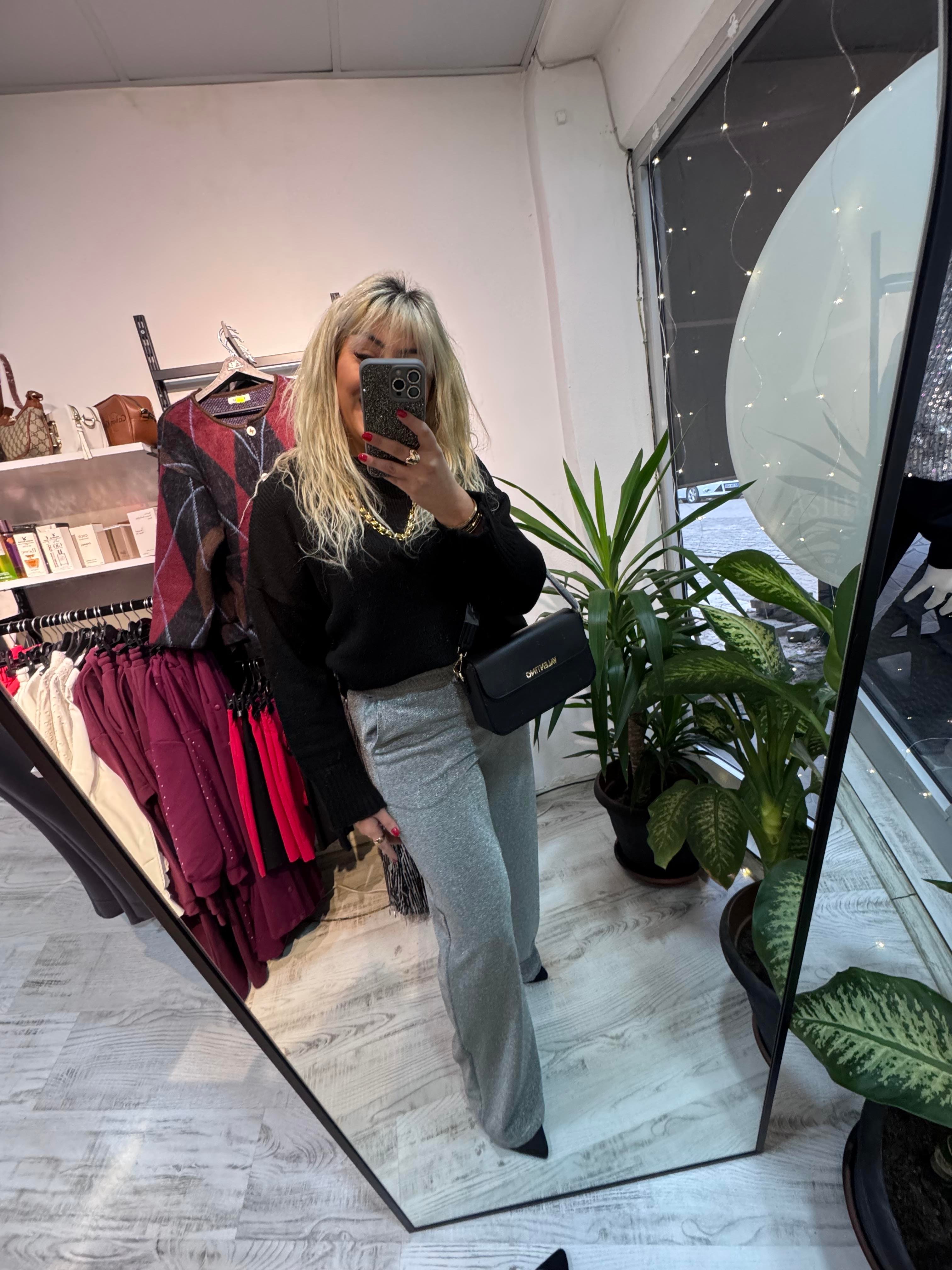 Marka Model Silver Simli Pantolon