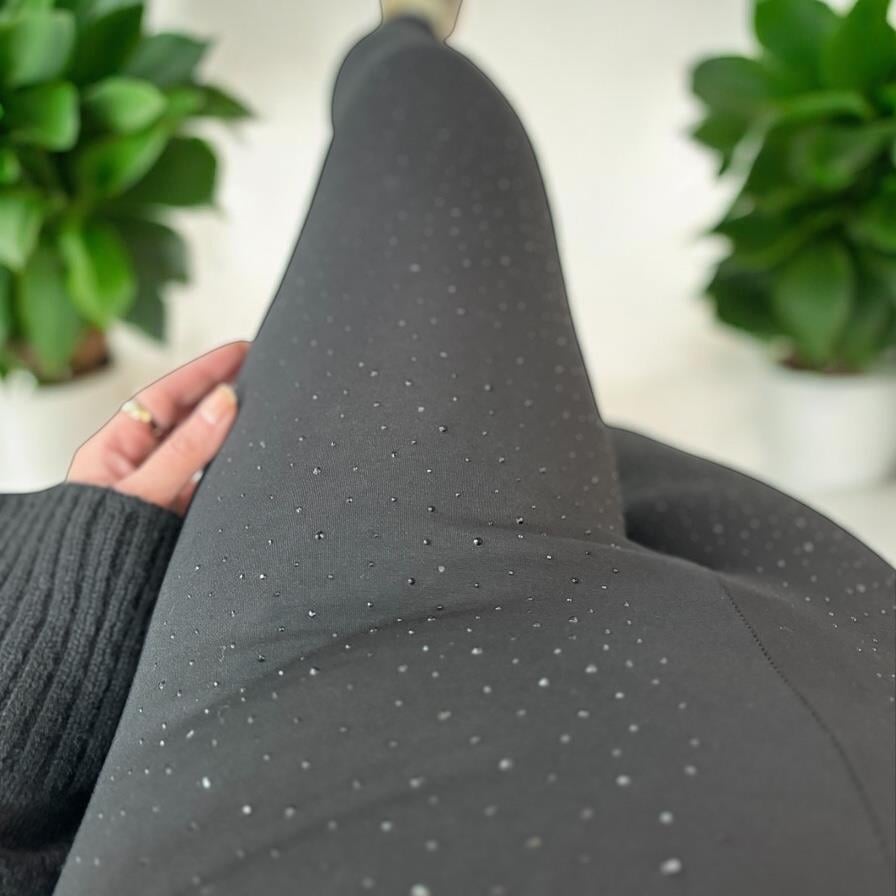 Marka Model Taşlı Çelik Tayt Pantolon