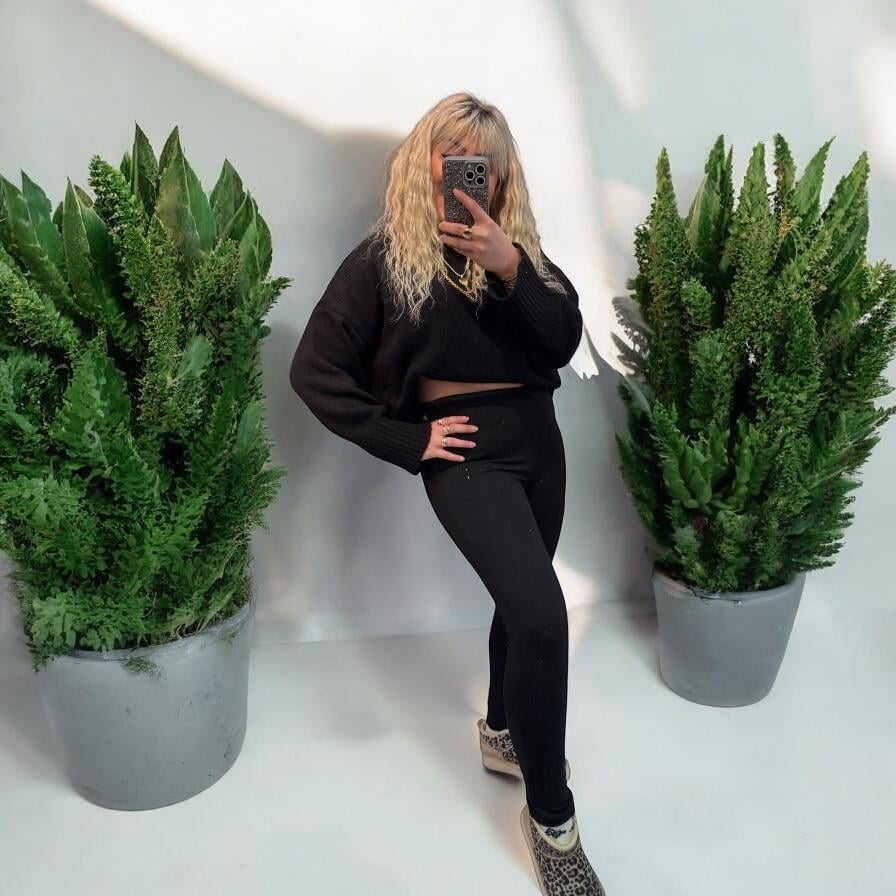 Marka Model Taşlı Çelik Tayt Pantolon