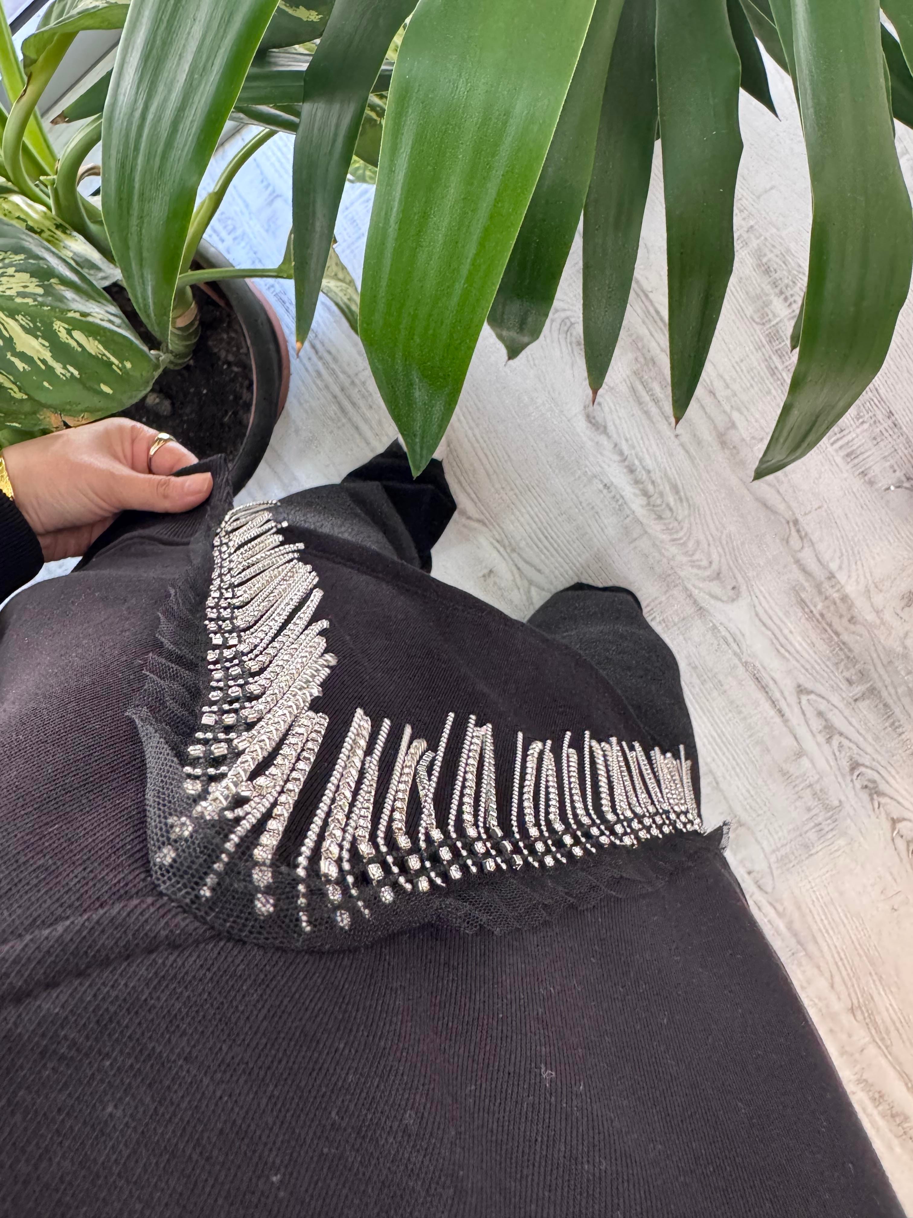 Marka Model V Taş Siyah Sweat 