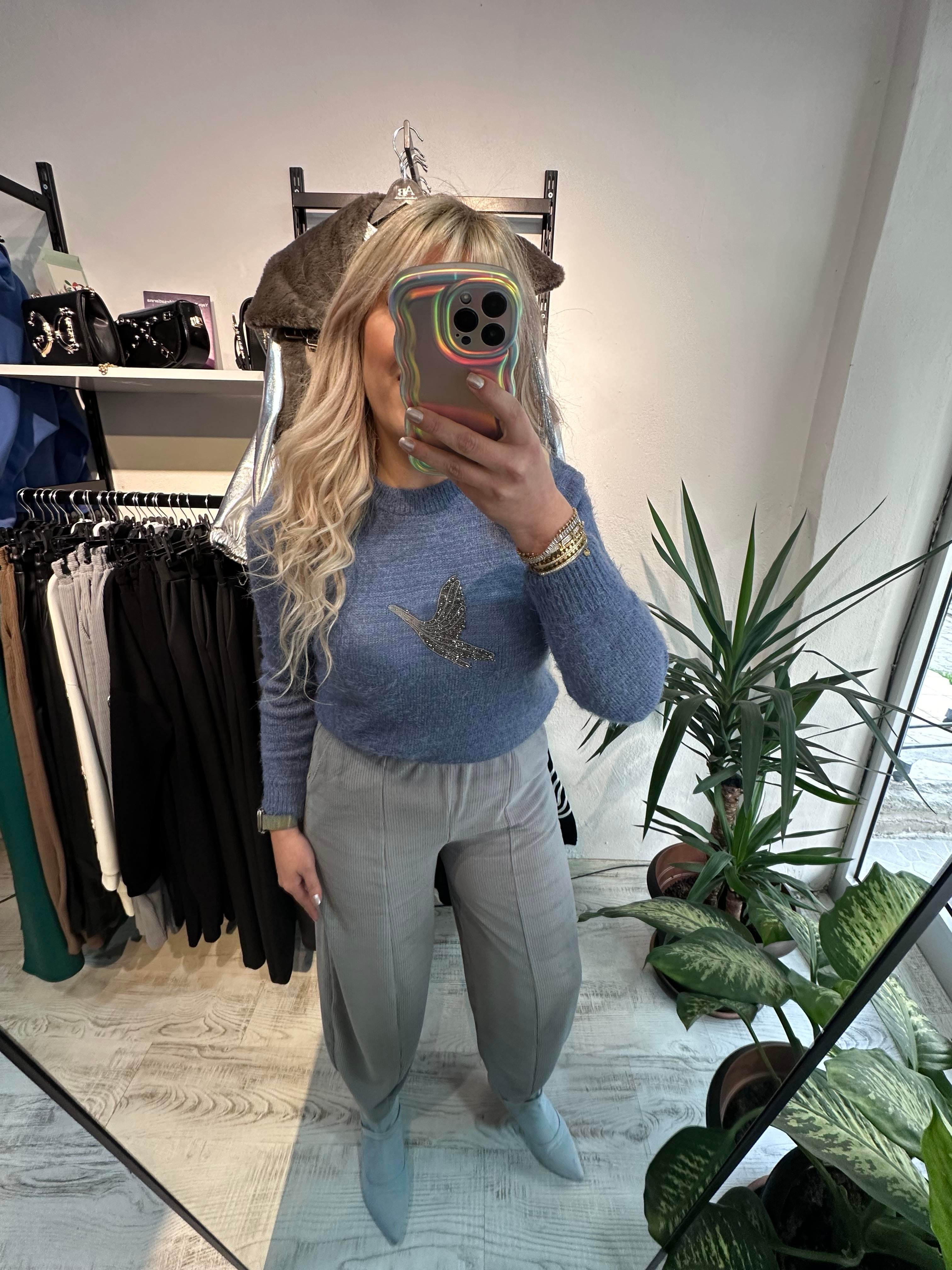 Mrk Model Taşlı Kazak