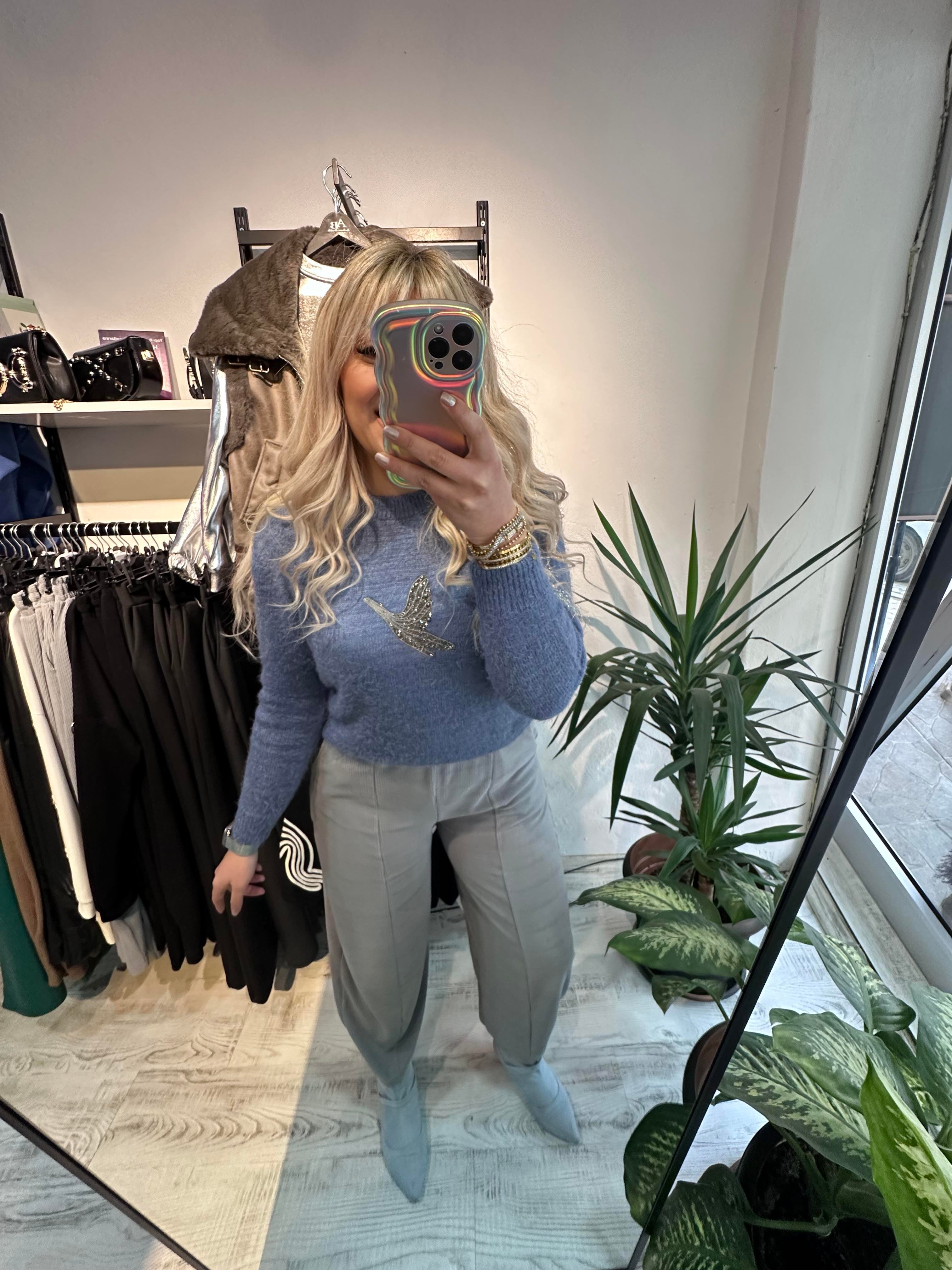 Mrk Model Taşlı Kazak