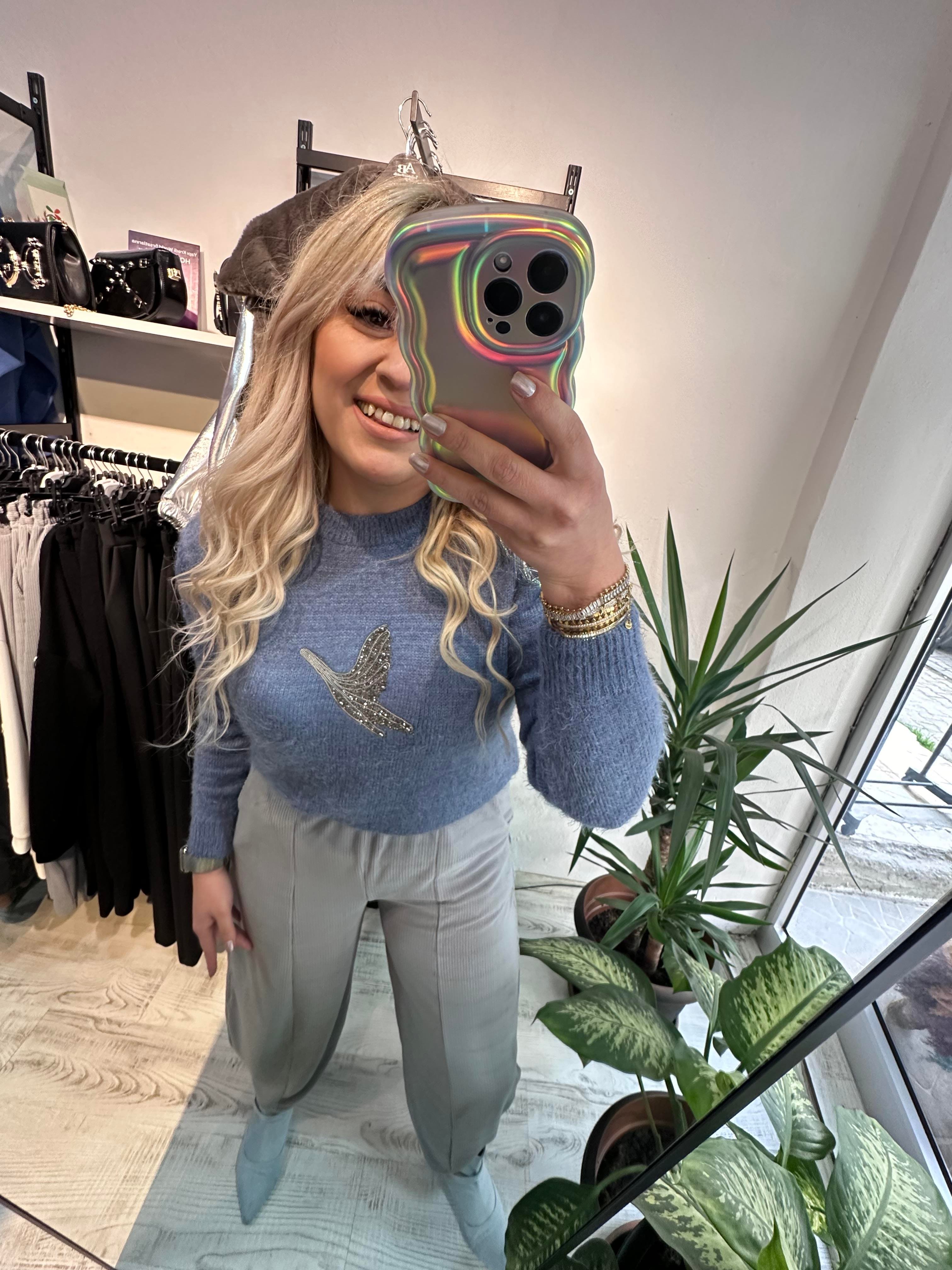 Mrk Model Taşlı Kazak