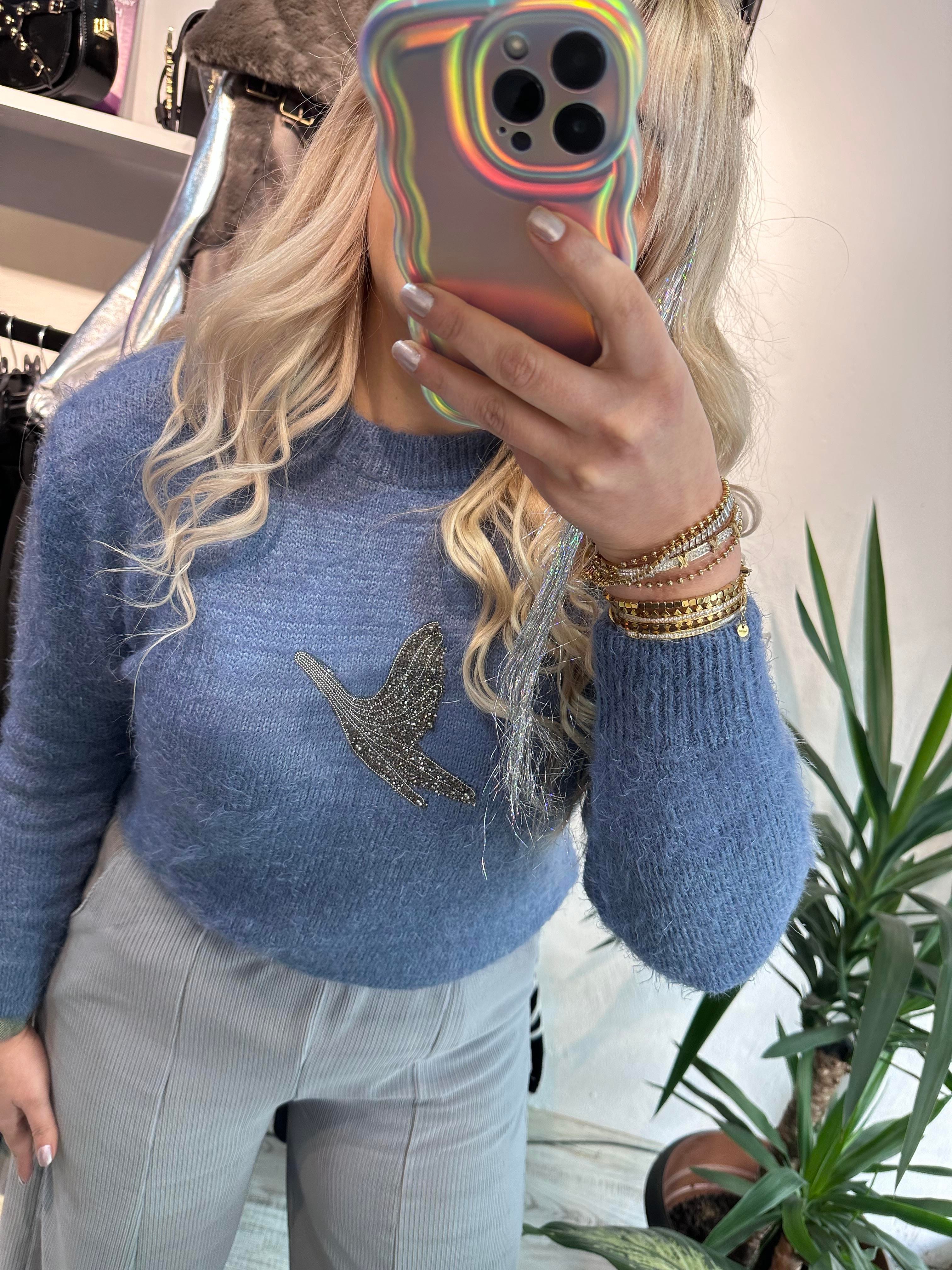 Mrk Model Taşlı Kazak