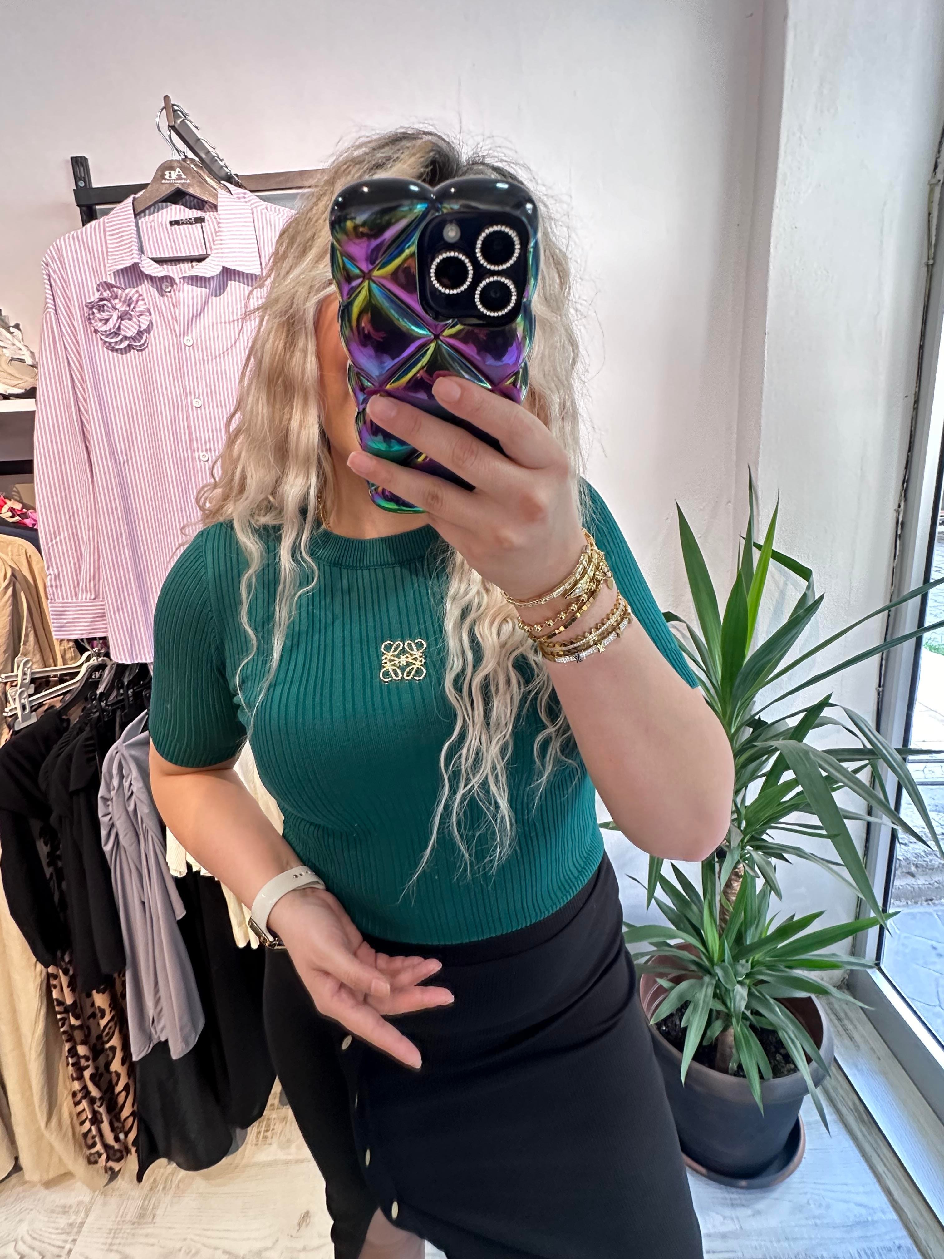 Mrk Model Yeşil Triko Tshirt