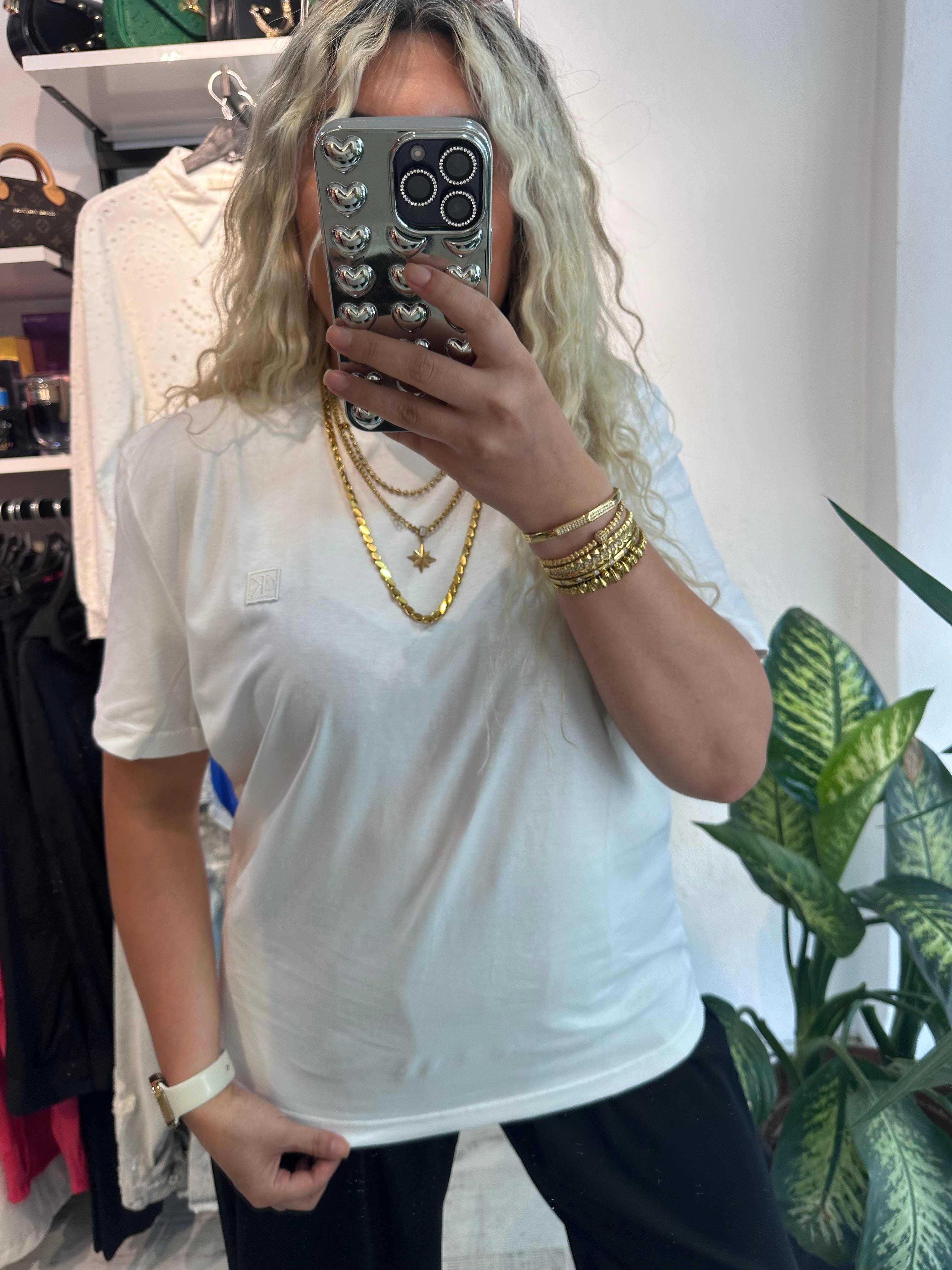 Orijinal Marka Beyaz Tshirt