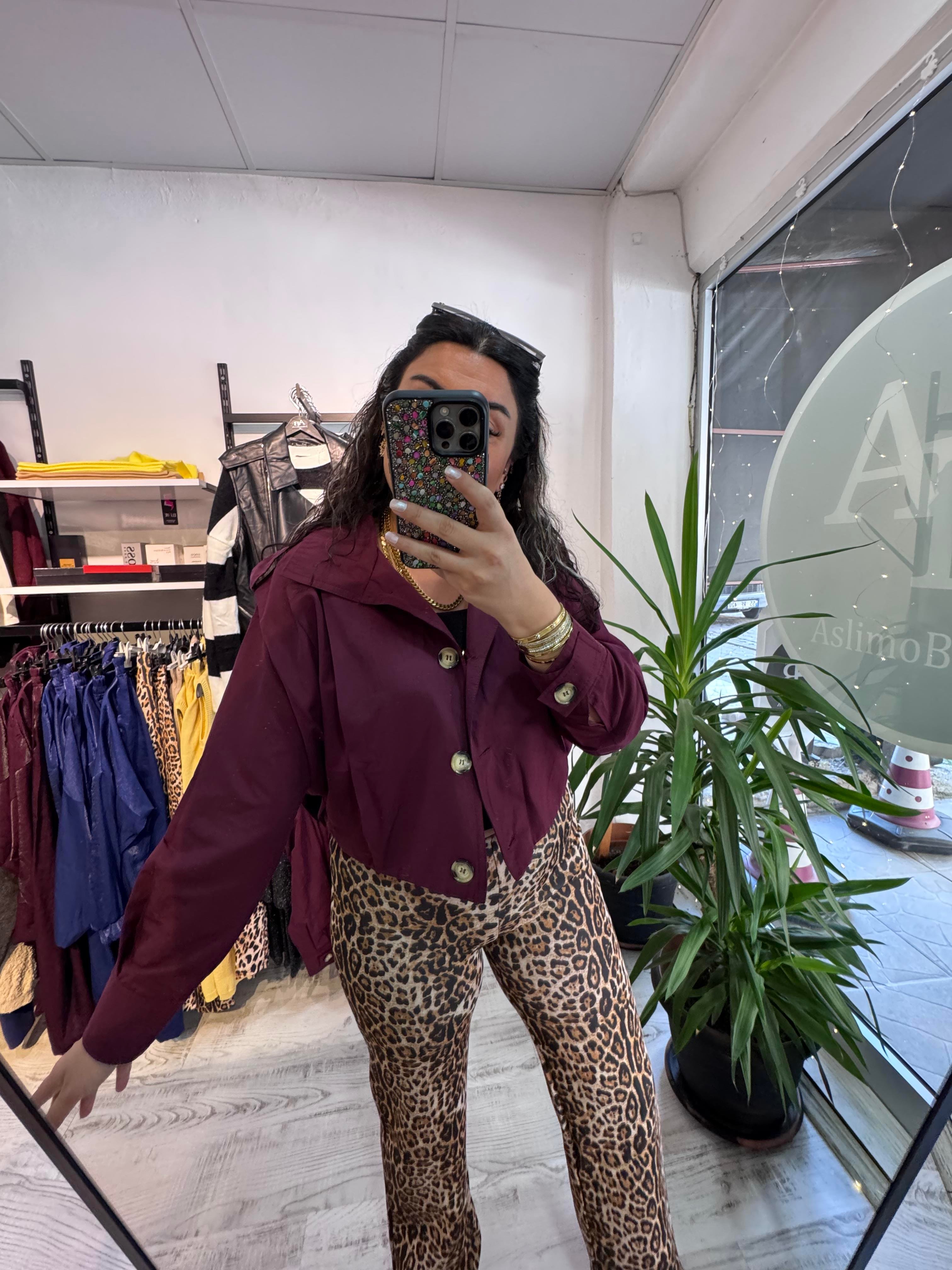 Orijinal Marka Bordo Trench