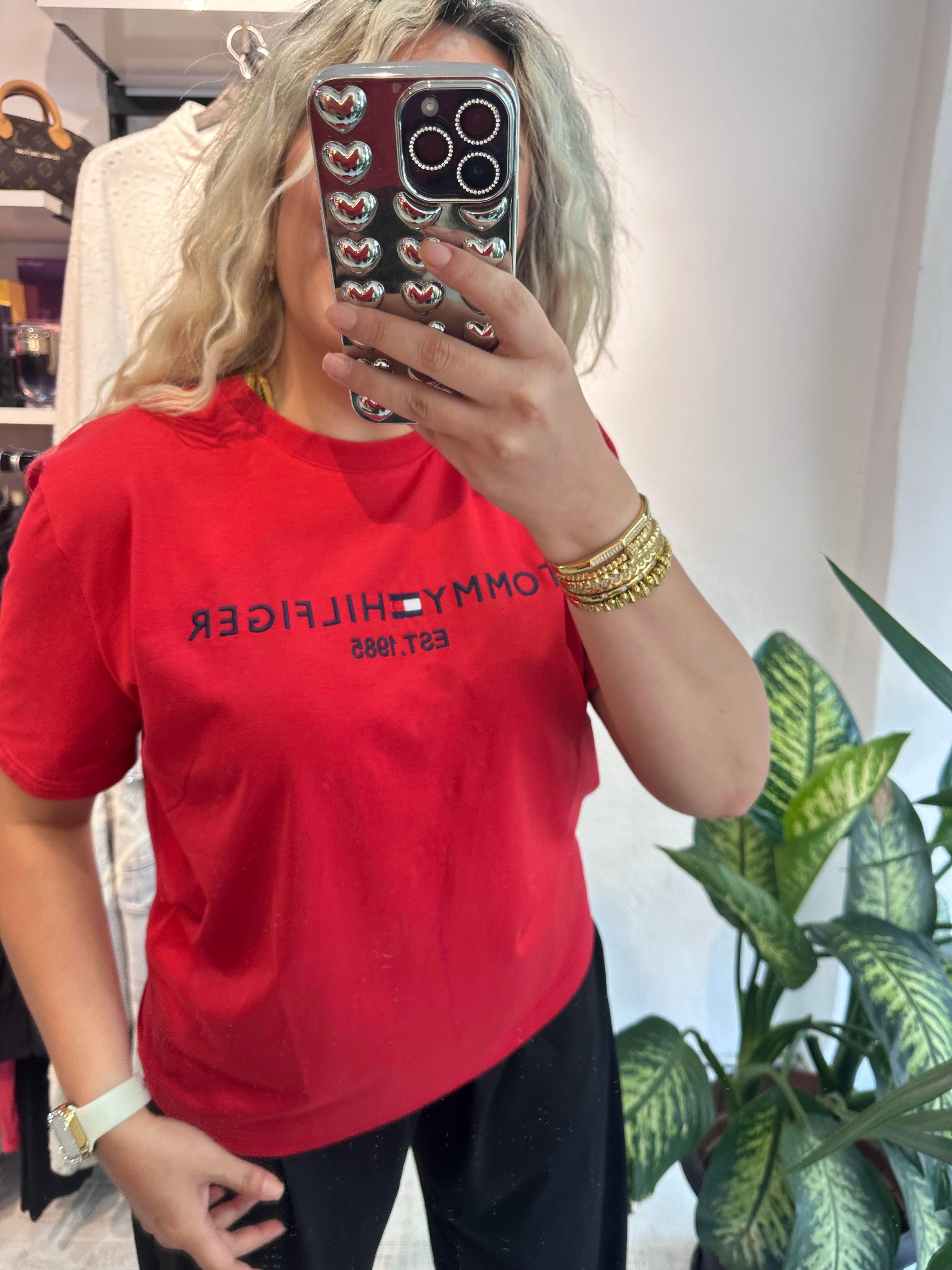 Orijinal Marka Kırmızı Tshirt