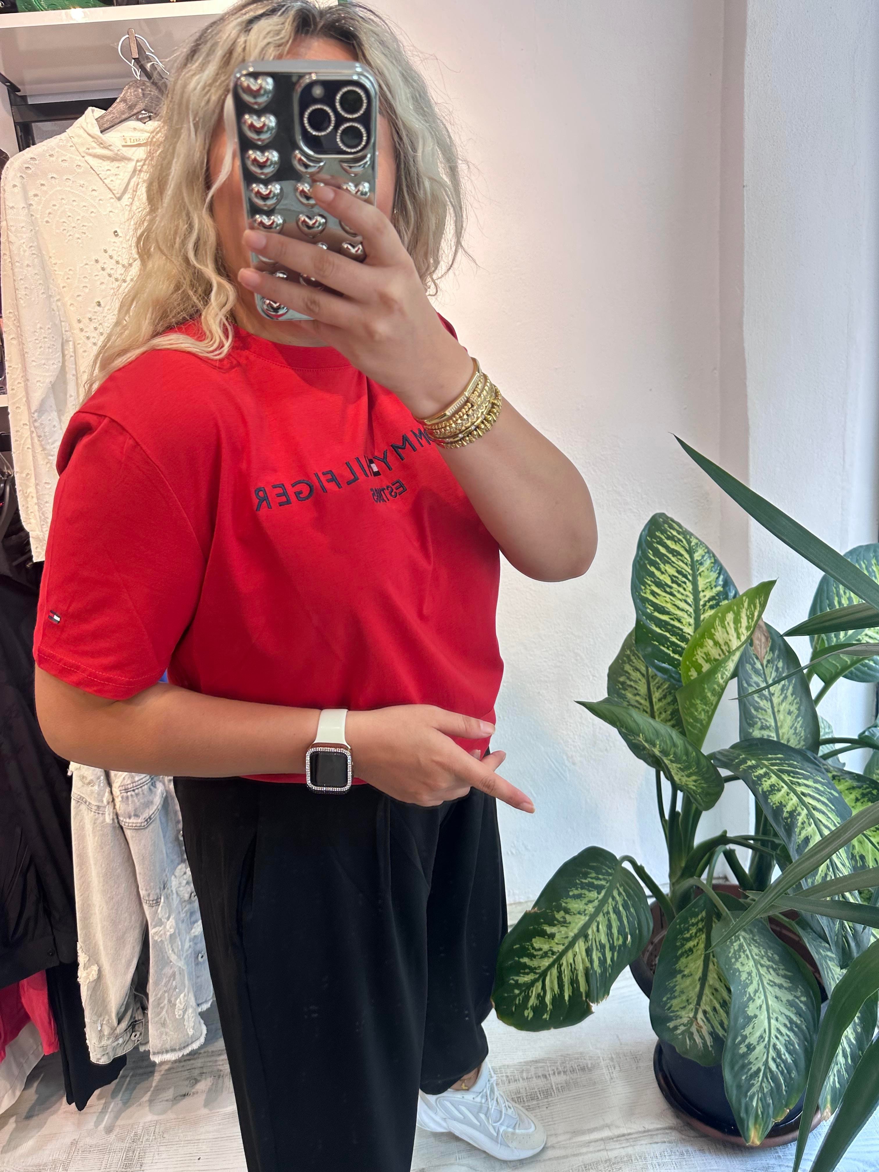 Orijinal Marka Kırmızı Tshirt